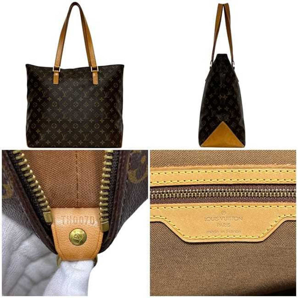 Louis Vuitton Monogram Brown Monogram Leather Tote Bag (Pre-Owned)