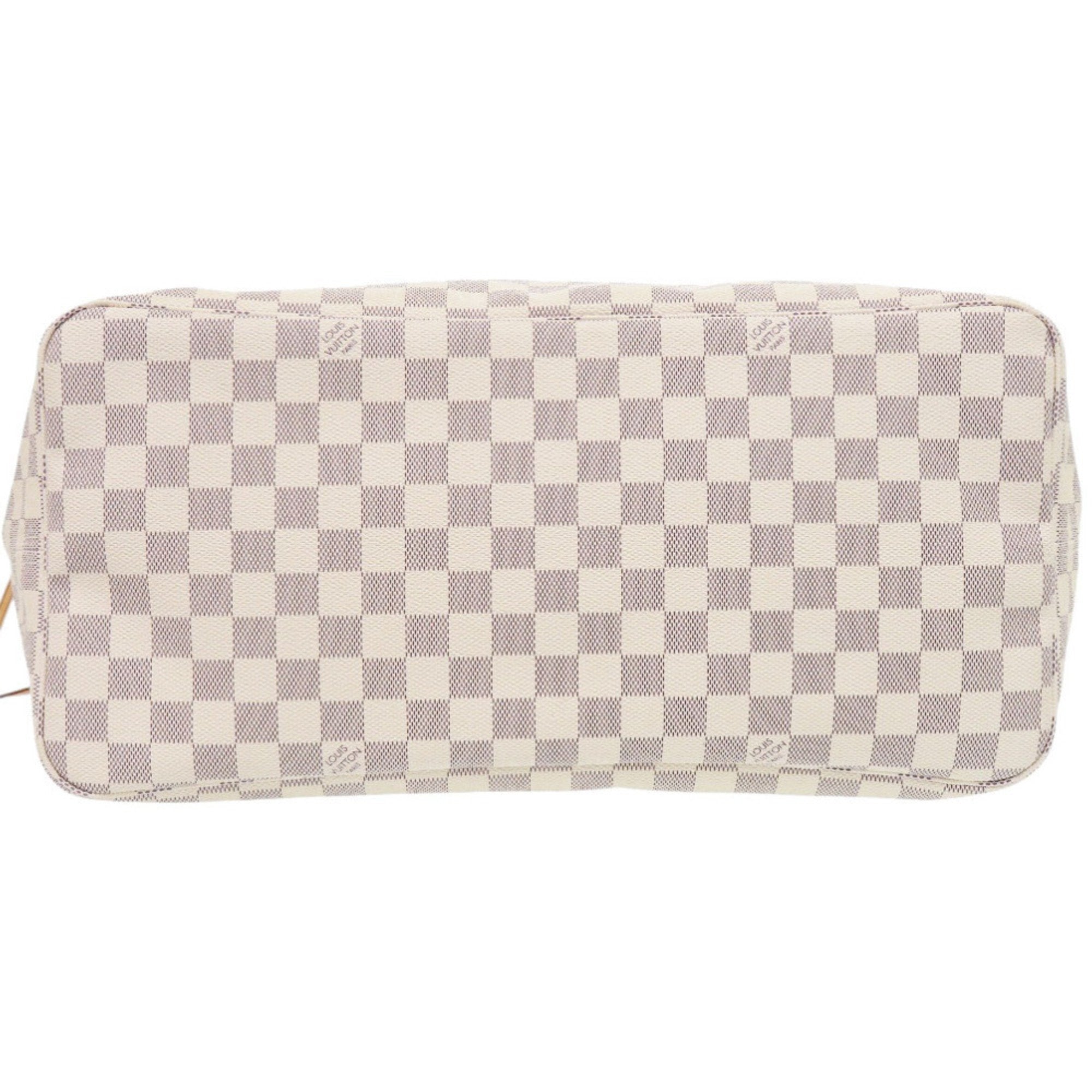 Louis Vuitton White Damier Azur Tote Bag (Pre-Owned)