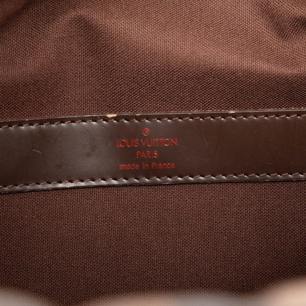 Louis Vuitton Brown Damier Canvas Ebene Leather Pvc Messenger Bag (Pre-Owned)
