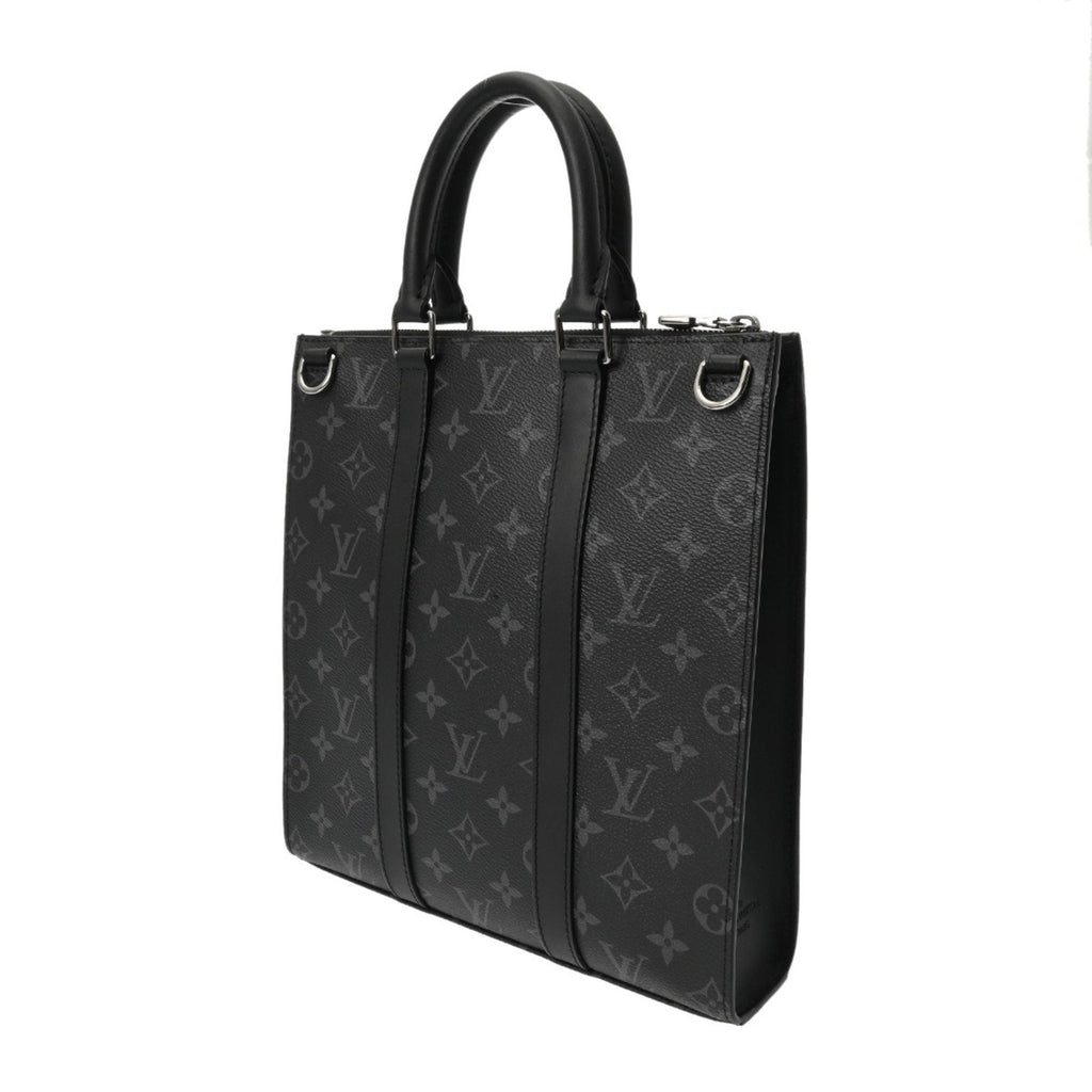 Louis Vuitton Black Gray Monogram Eclipse Canvas Handbag (Pre-Owned)