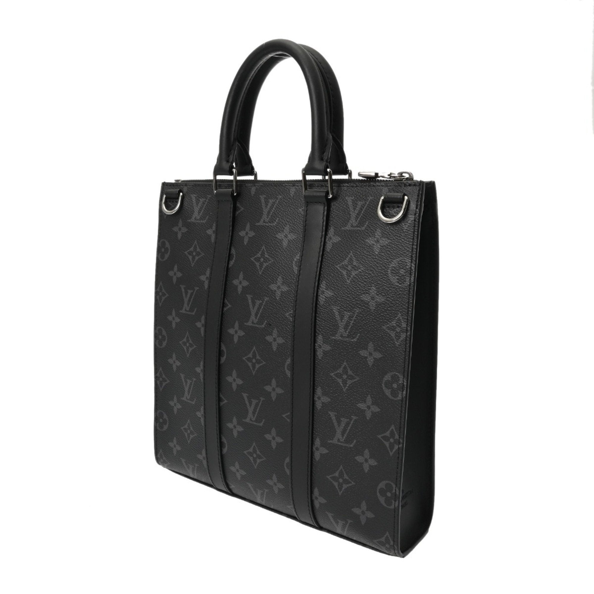 Louis Vuitton Black Gray Monogram Eclipse Canvas Handbag (Pre-Owned)