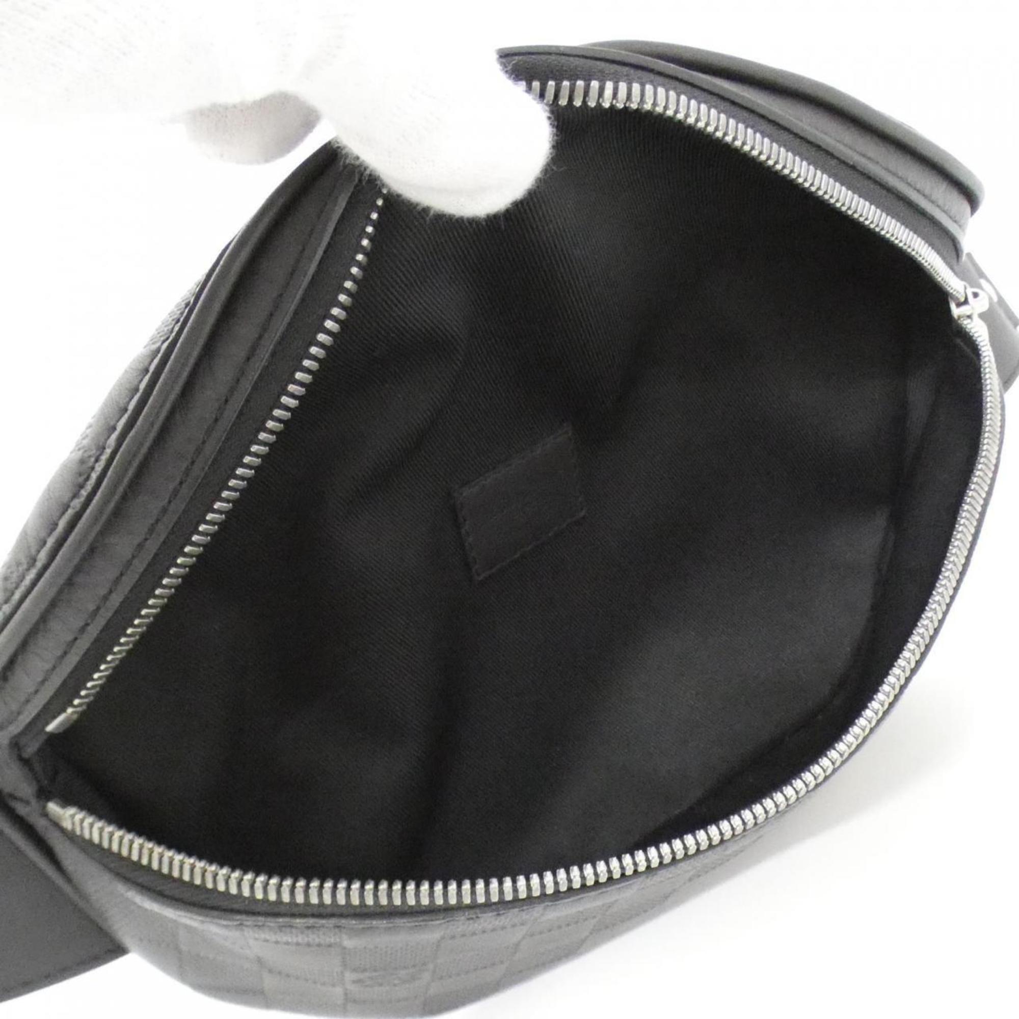 Louis Vuitton Infini Onyx Leather Fanny Pack Shoulder Bag Sling Bag (Pre-Owned)