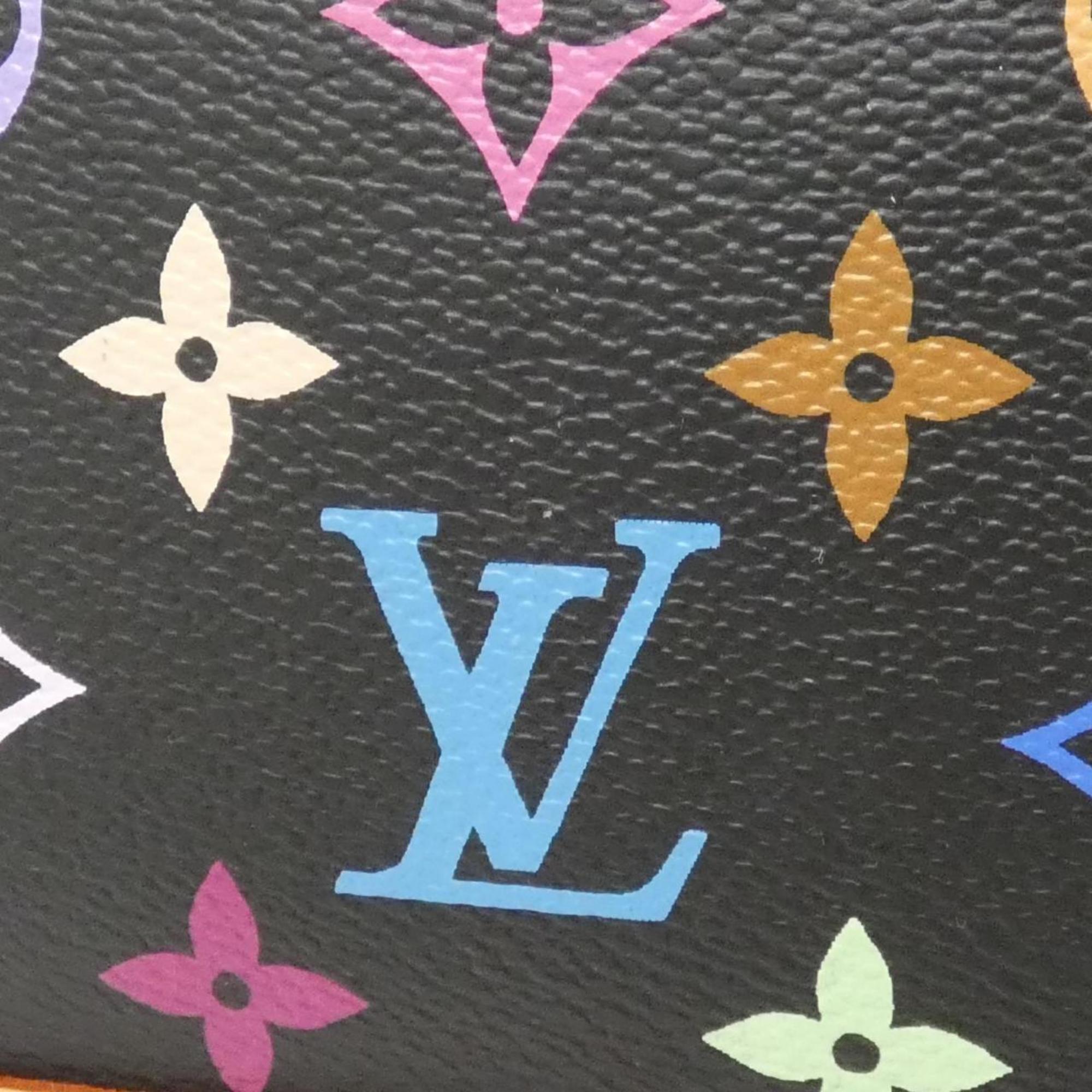 Louis Vuitton Black Multi-Color Coated Canvas Handbag (Pre-Owned)