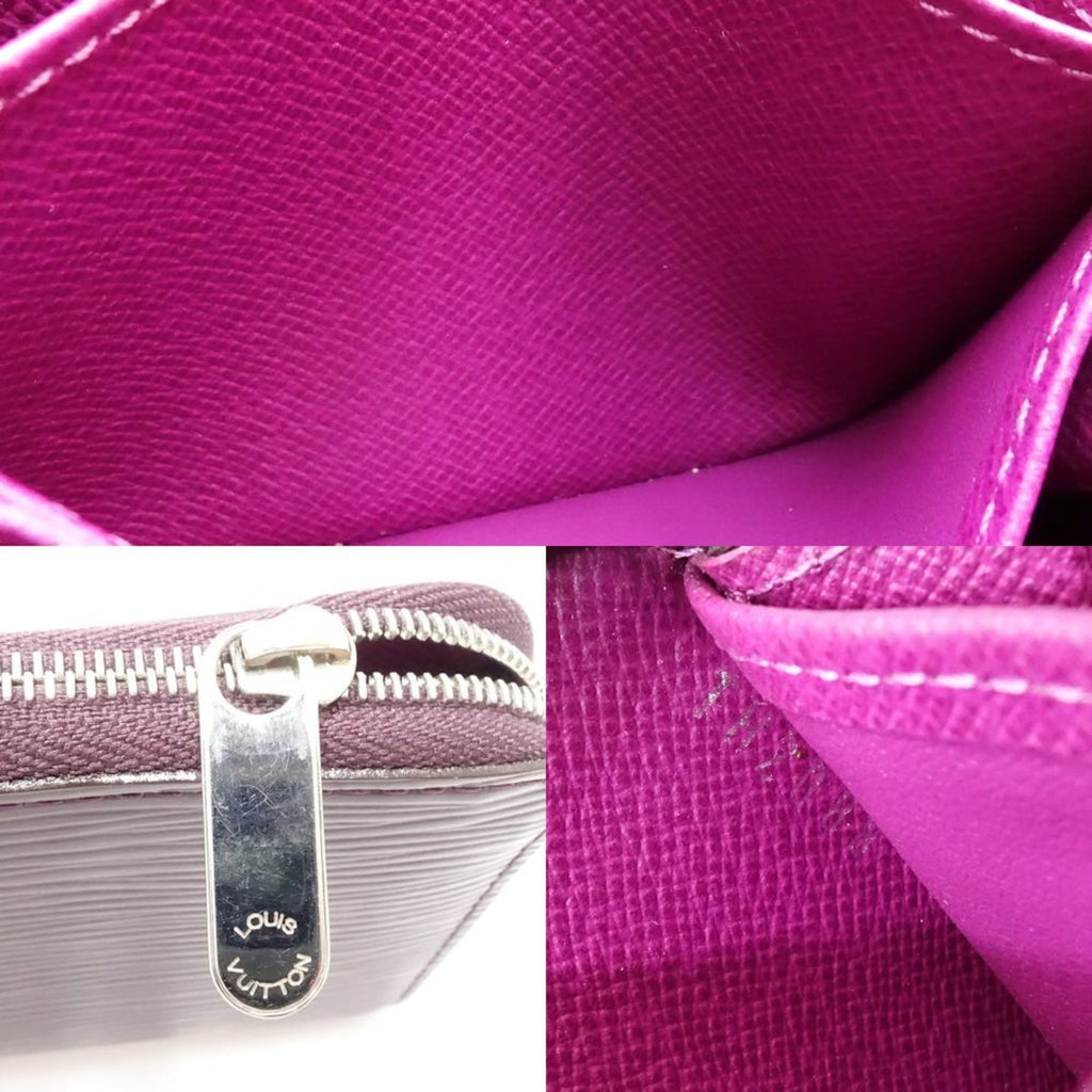 Louis Vuitton Cassis Leather Coin Purse/Coin Case (Pre-Owned)