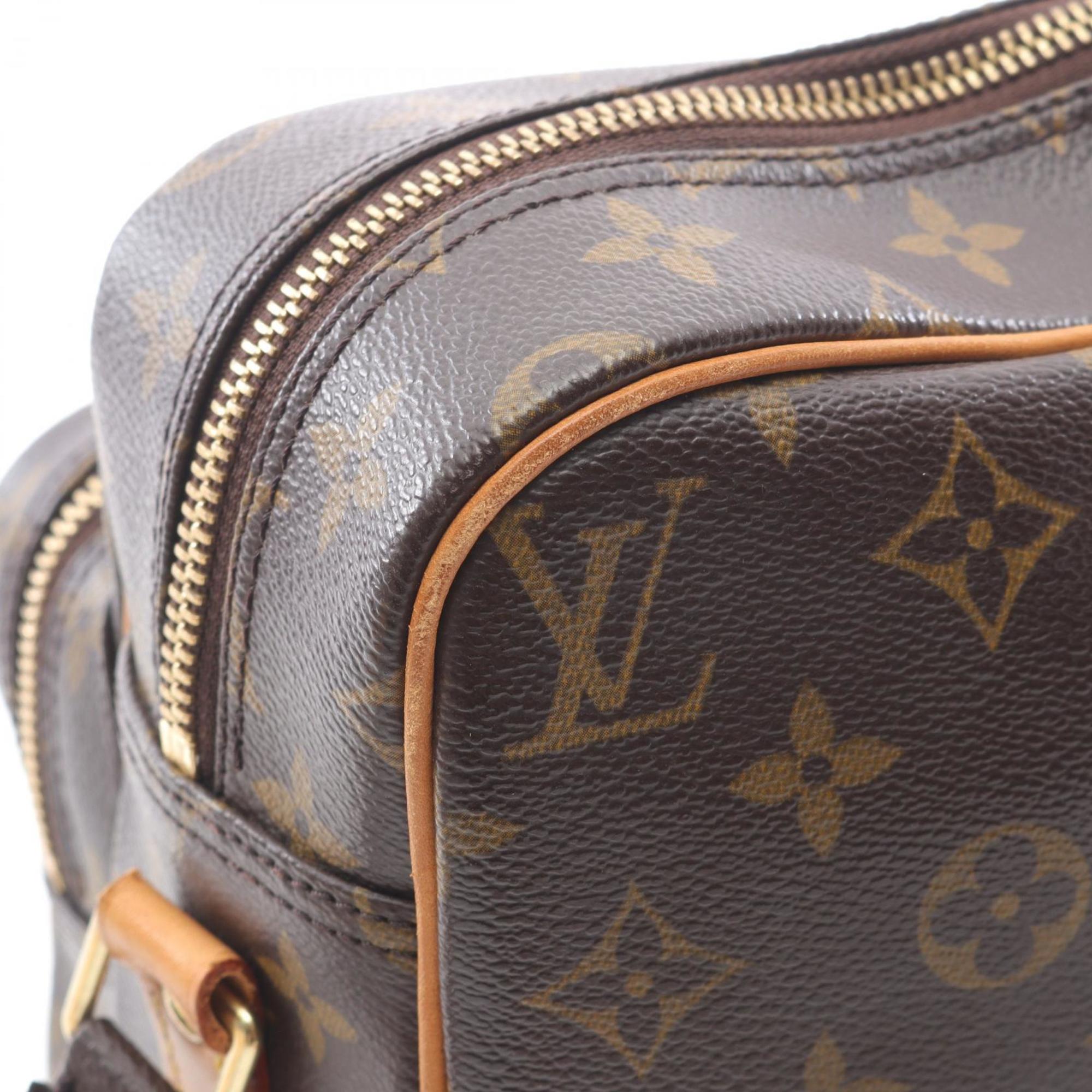 Louis Vuitton Brown Monogram Coated Canvas Shoulder Bag (Pre-Owned)