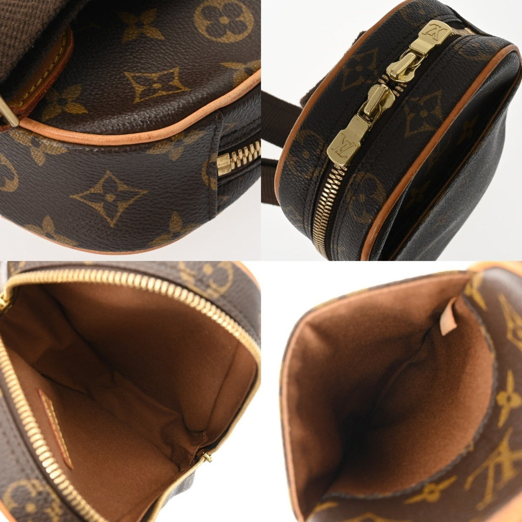 Louis Vuitton Brown Monogram Canvas Sling Bag (Pre-Owned)