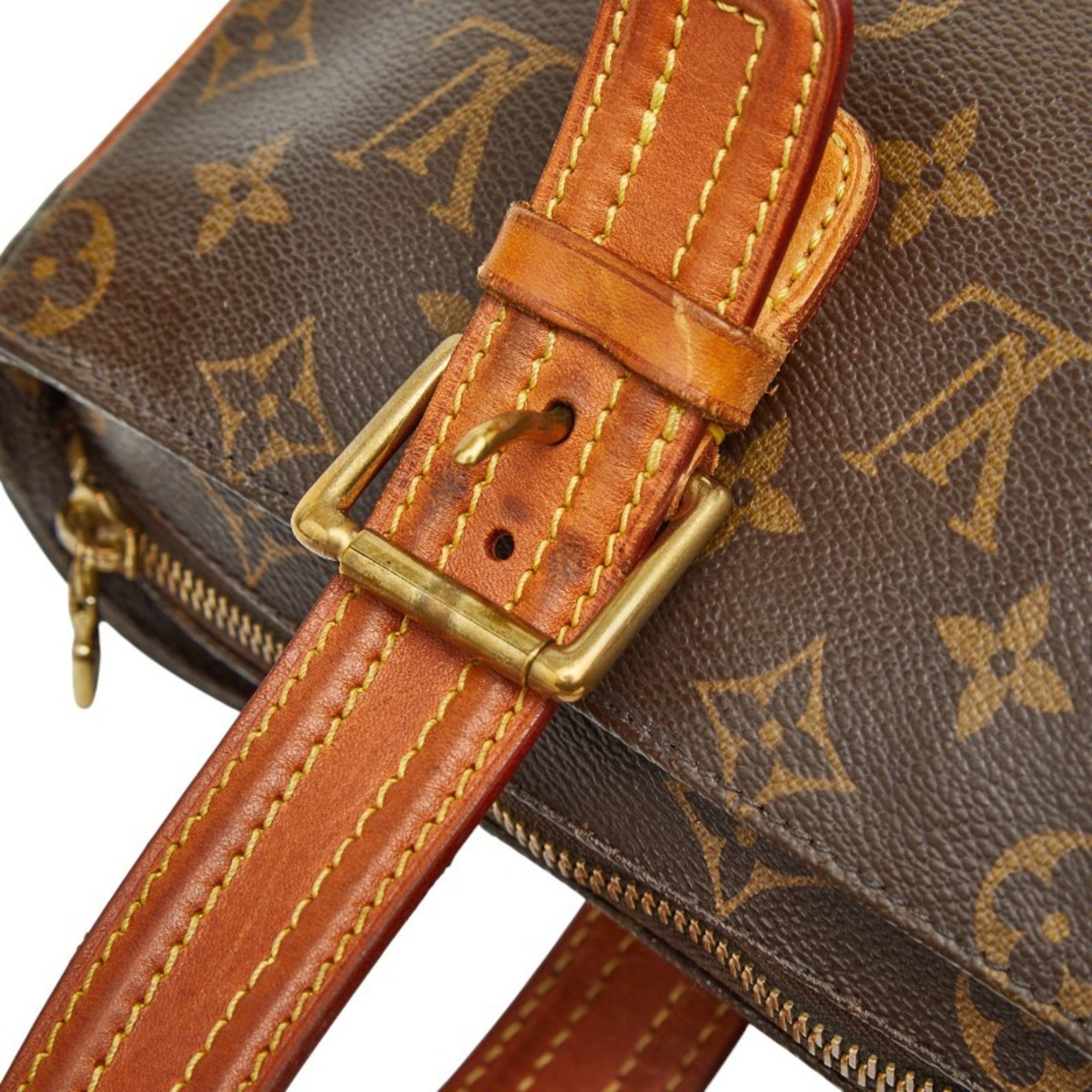 Louis Vuitton Brown Pvc Leather Handbag Tote Bag (Pre-Owned)