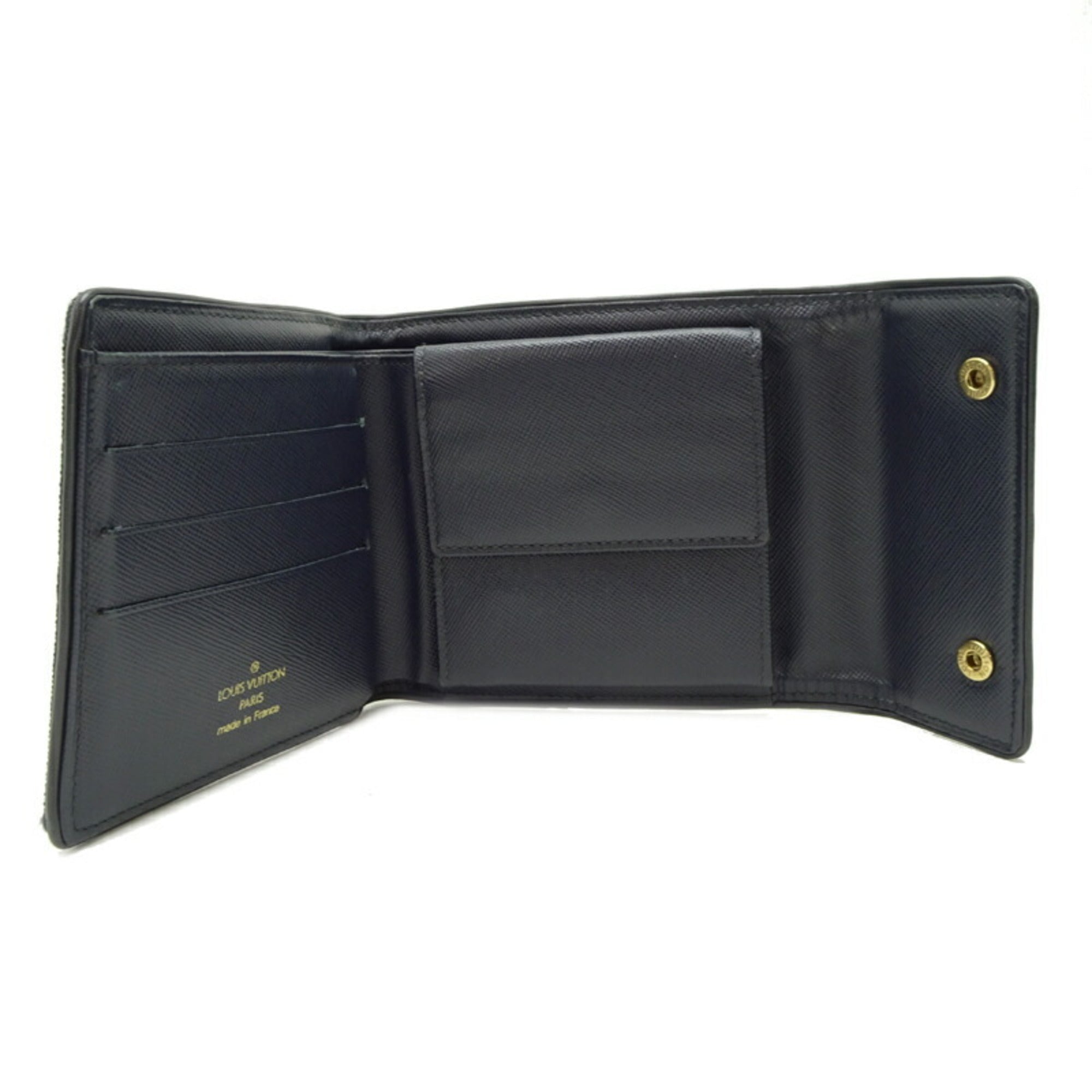 Louis Vuitton Monogram Mini Galle Monogram Navy Monogram Mini Wallet (Tri-Fold) (Pre-Owned)