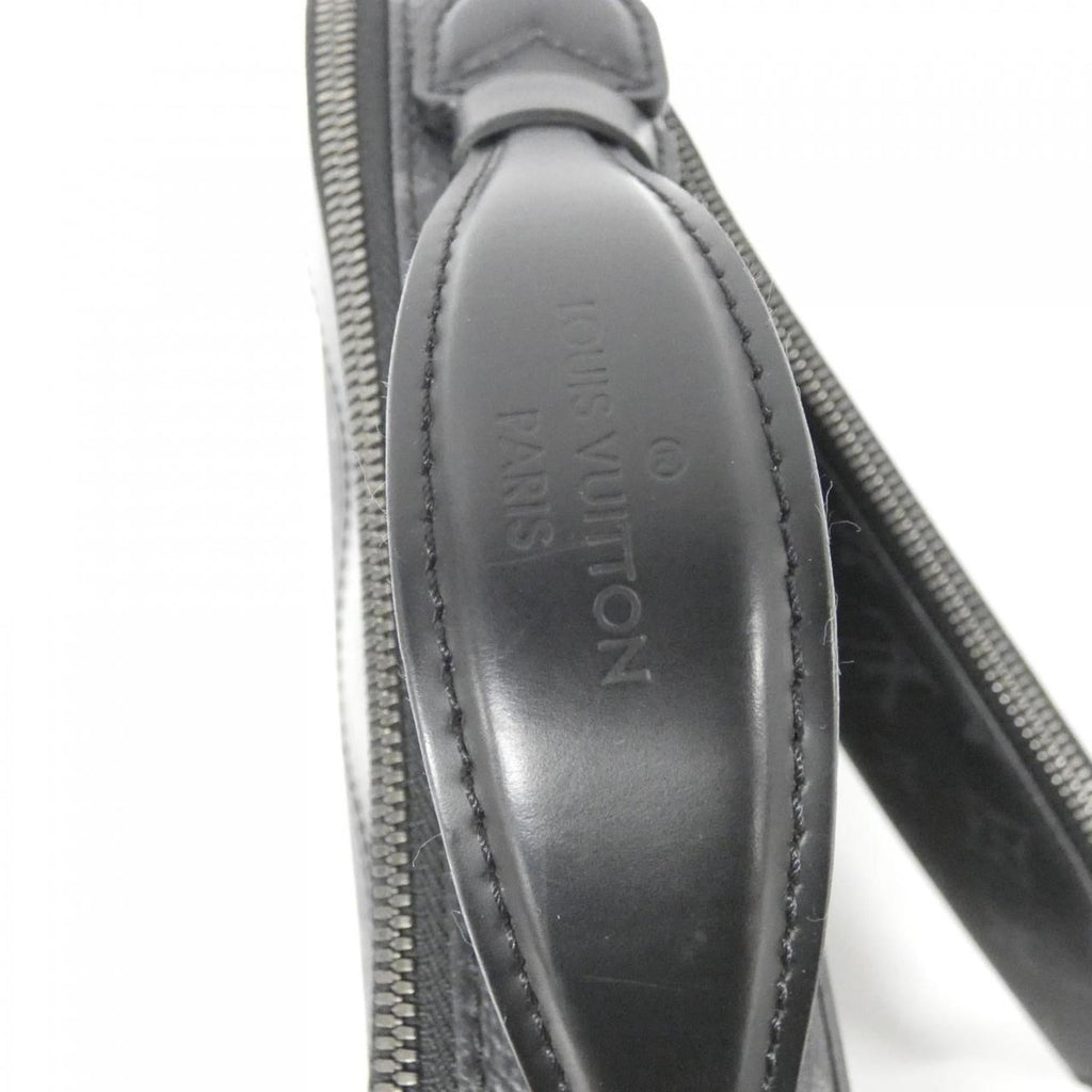 Louis Vuitton Black Coated Canvas Shoulder Bag (Pre-Owned)