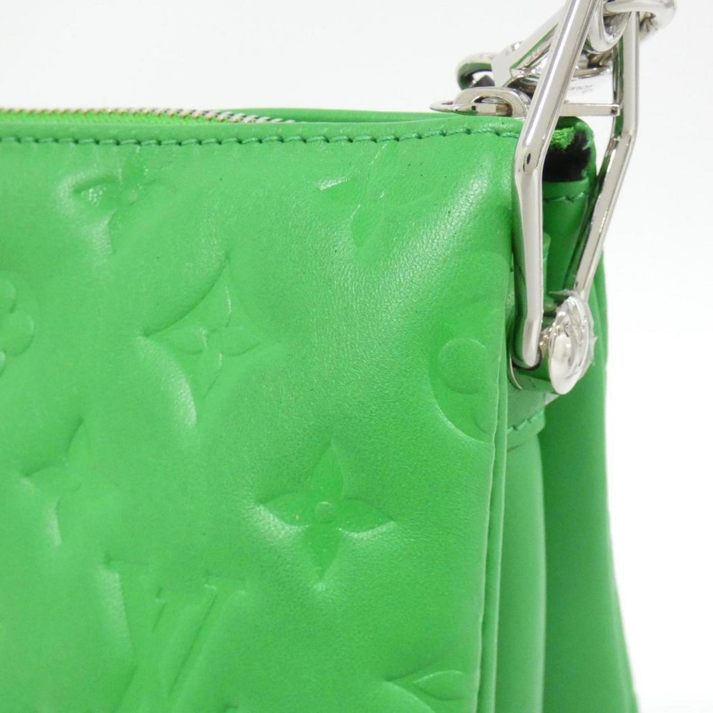 Louis Vuitton Green Leather Handbag (Pre-Owned)