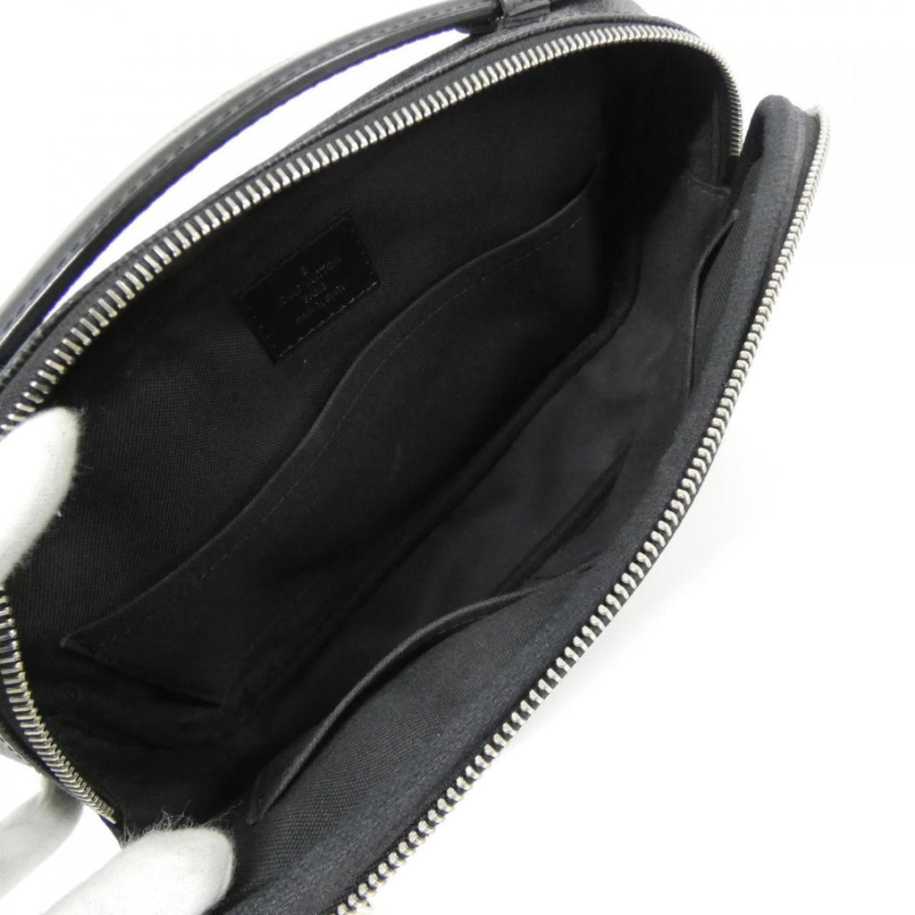Louis Vuitton Dark Gray Graphite Gray Coated Canvas Shoulder Bag (Pre-Owned)
