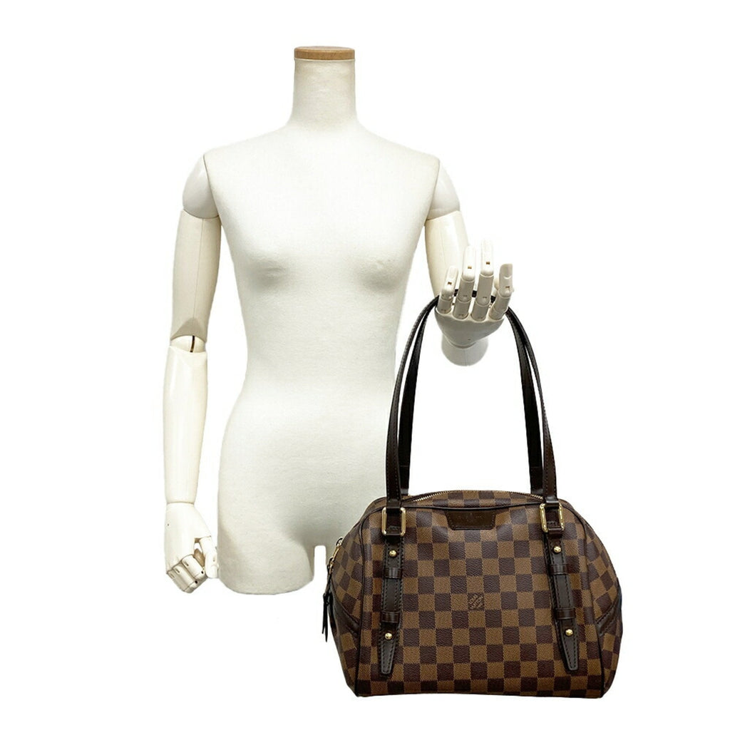 Louis Vuitton Damier Brown Damier Canvas Ebene Galle Damier Canvas Shoulder Bag (Pre-Owned)