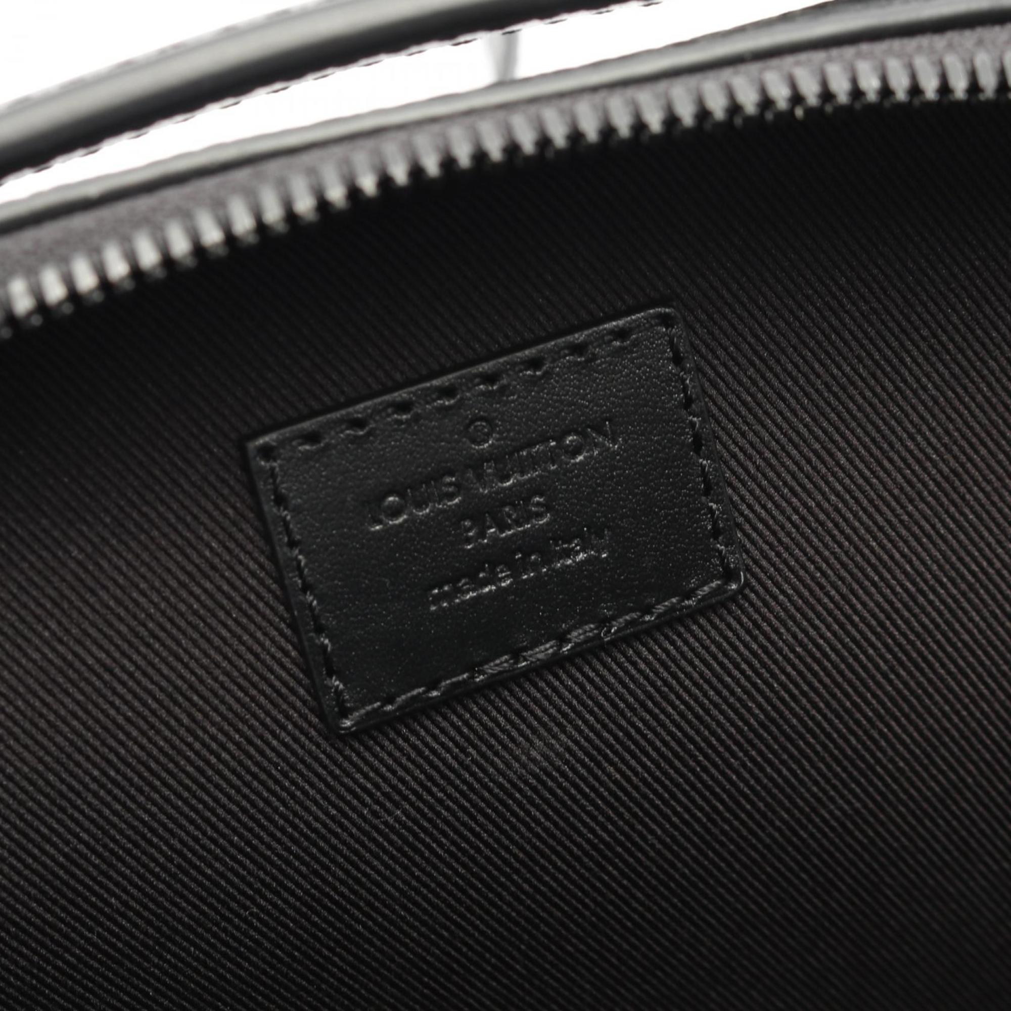 Louis Vuitton Black Leather Shoulder Bag (Pre-Owned)