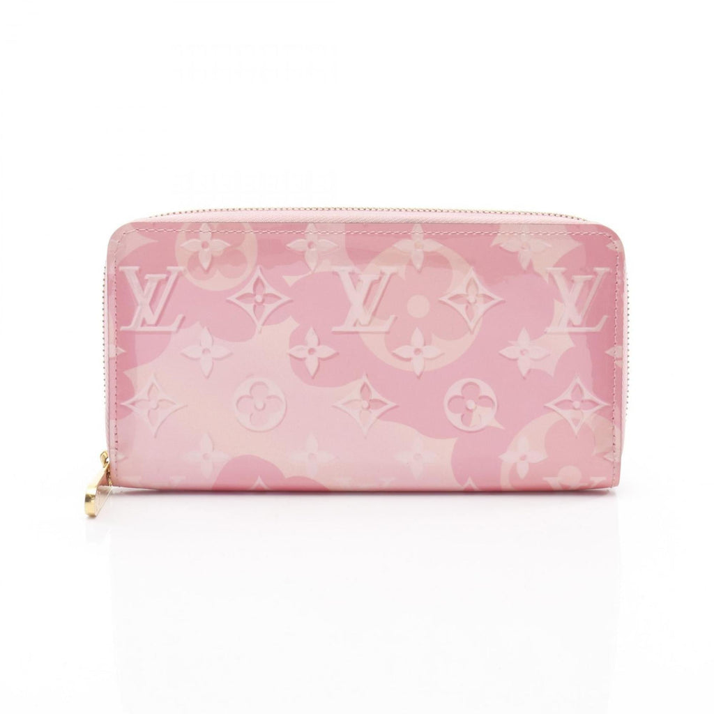 Louis Vuitton Pink Vernis Patent Leather Long Wallet (Bi-Fold) (Pre-Owned)