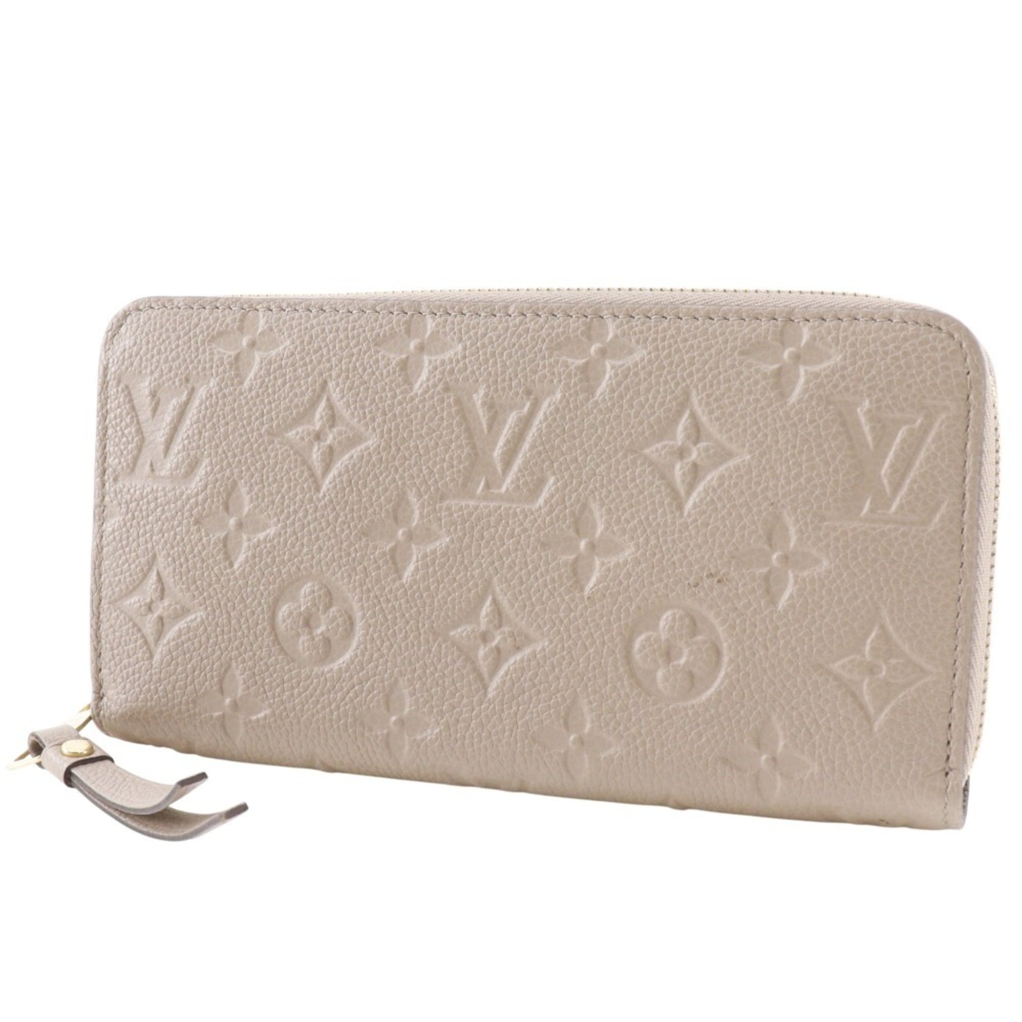 Louis Vuitton Monogram Empreinte Gray Monogram Empreinte Long Wallet (Bi-Fold) (Pre-Owned)