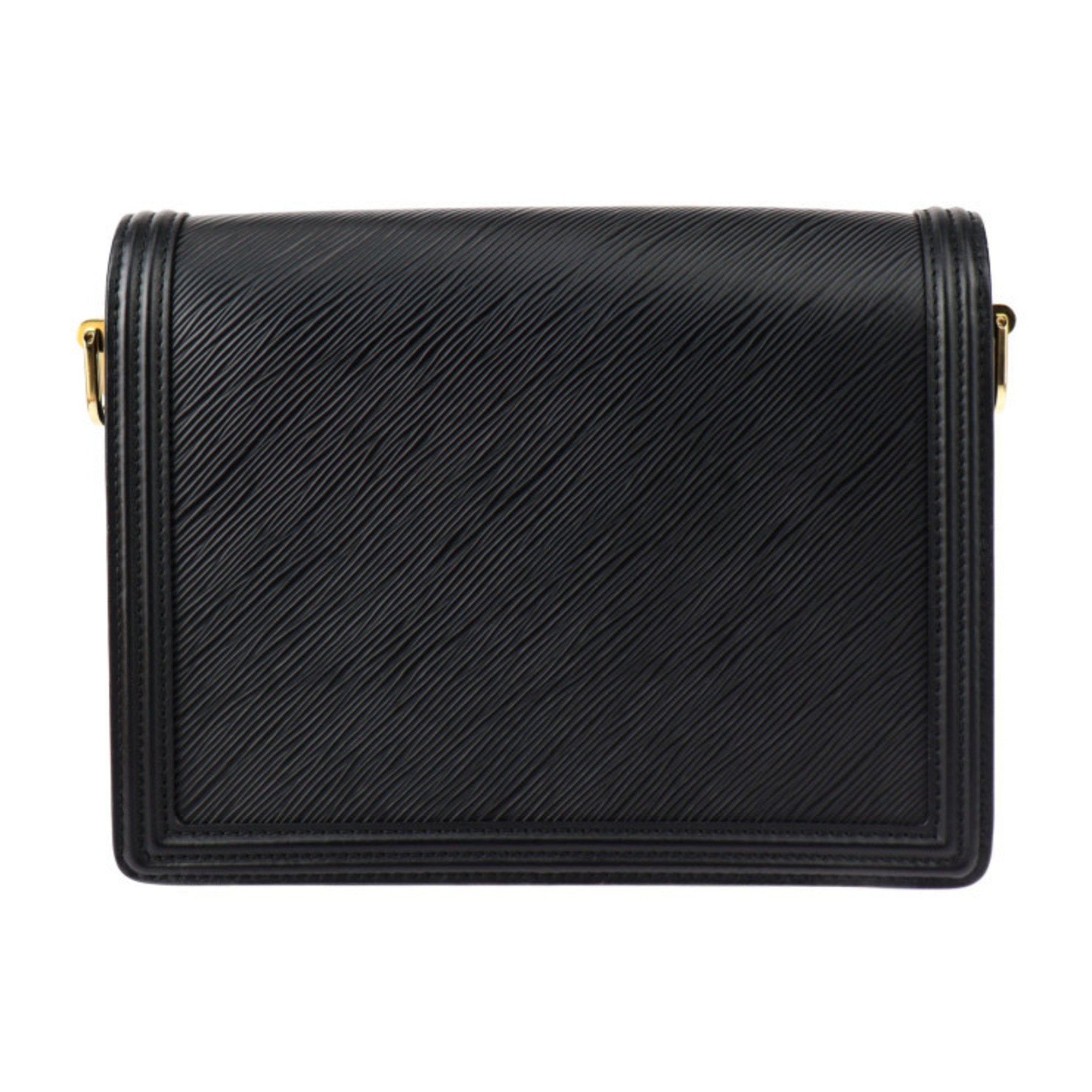 Louis Vuitton Black Leather Pochette Shoulder Bag (Pre-Owned)