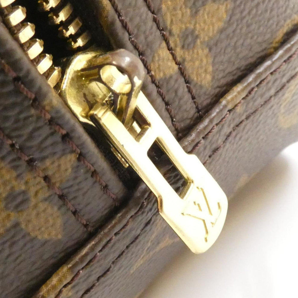 Louis Vuitton Monogram Marron Coated Canvas Handbag (Pre-Owned)