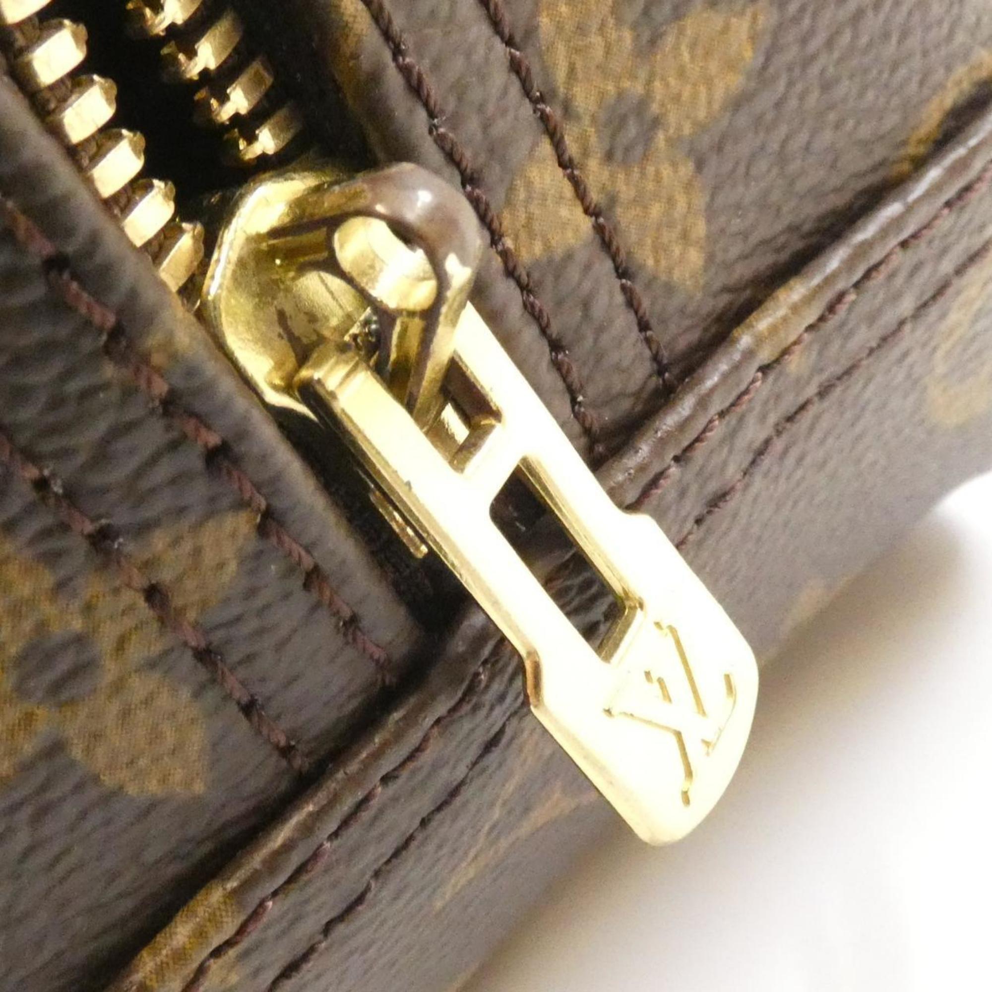Louis Vuitton Monogram Marron Coated Canvas Handbag (Pre-Owned)