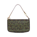 Louis Vuitton Brown Khaki Coated Canvas Pochette Pouch (Pre-Owned)
