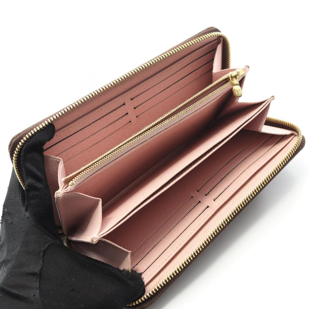 Louis Vuitton Brown Monogram Pink Rose Ballerine Monogram Long Wallet (Bi-Fold) (Pre-Owned)