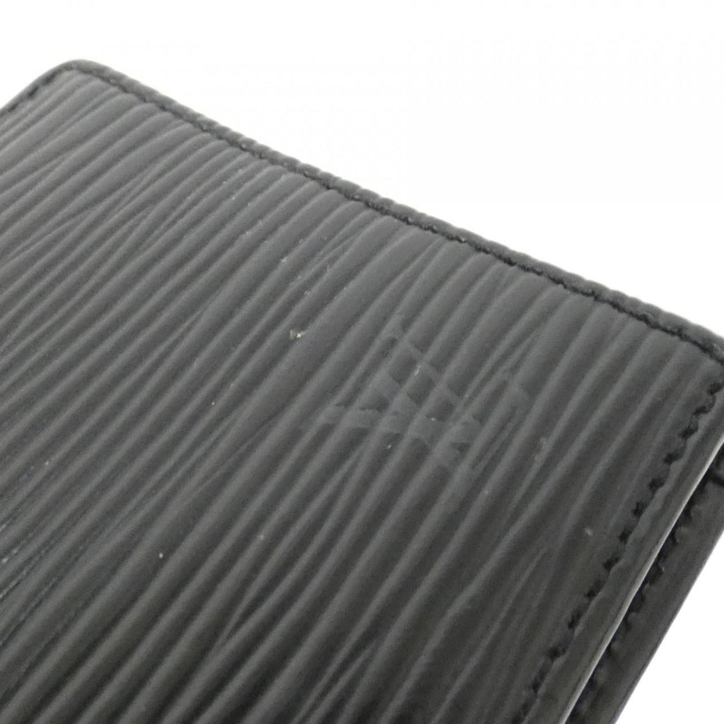 Louis Vuitton Black Leather Coin Purse/Coin Case (Pre-Owned)