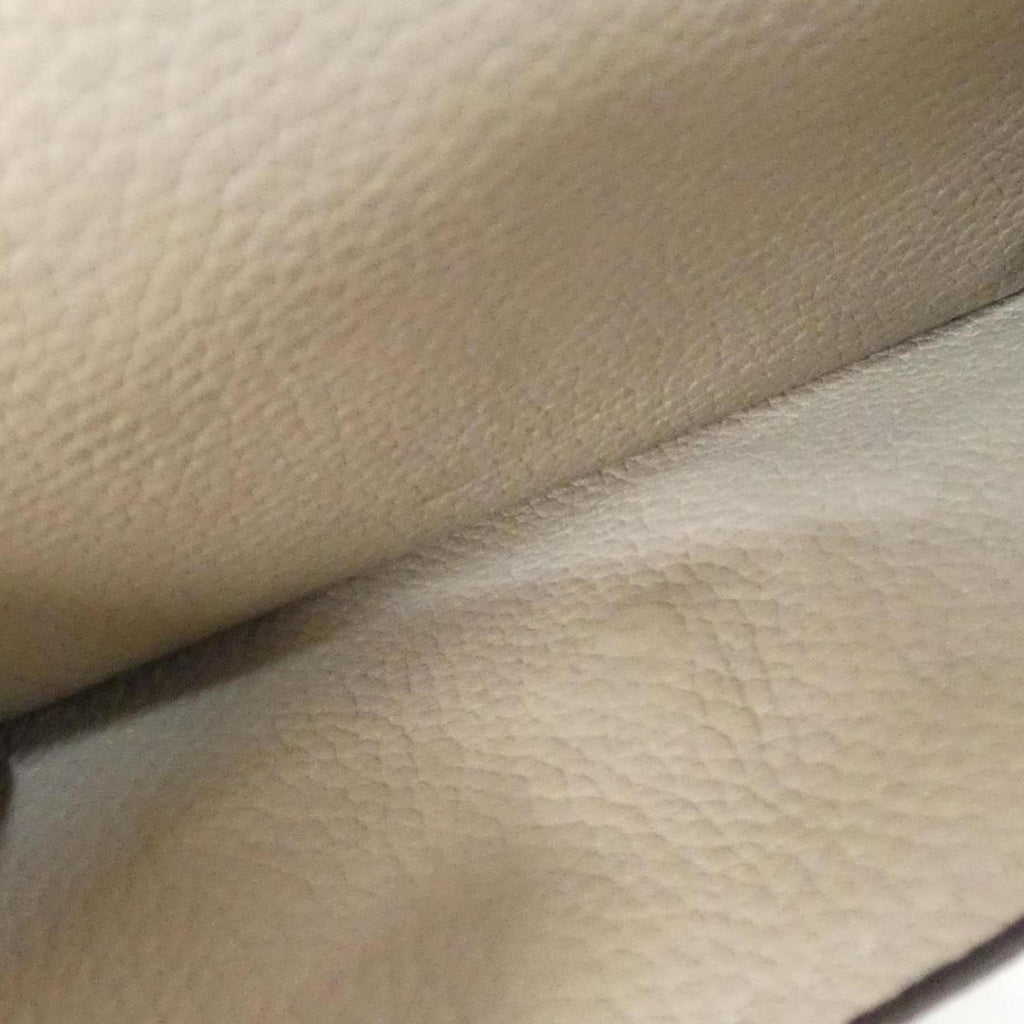 Louis Vuitton Grayish Leather Wallet (Tri-Fold) (Pre-Owned)