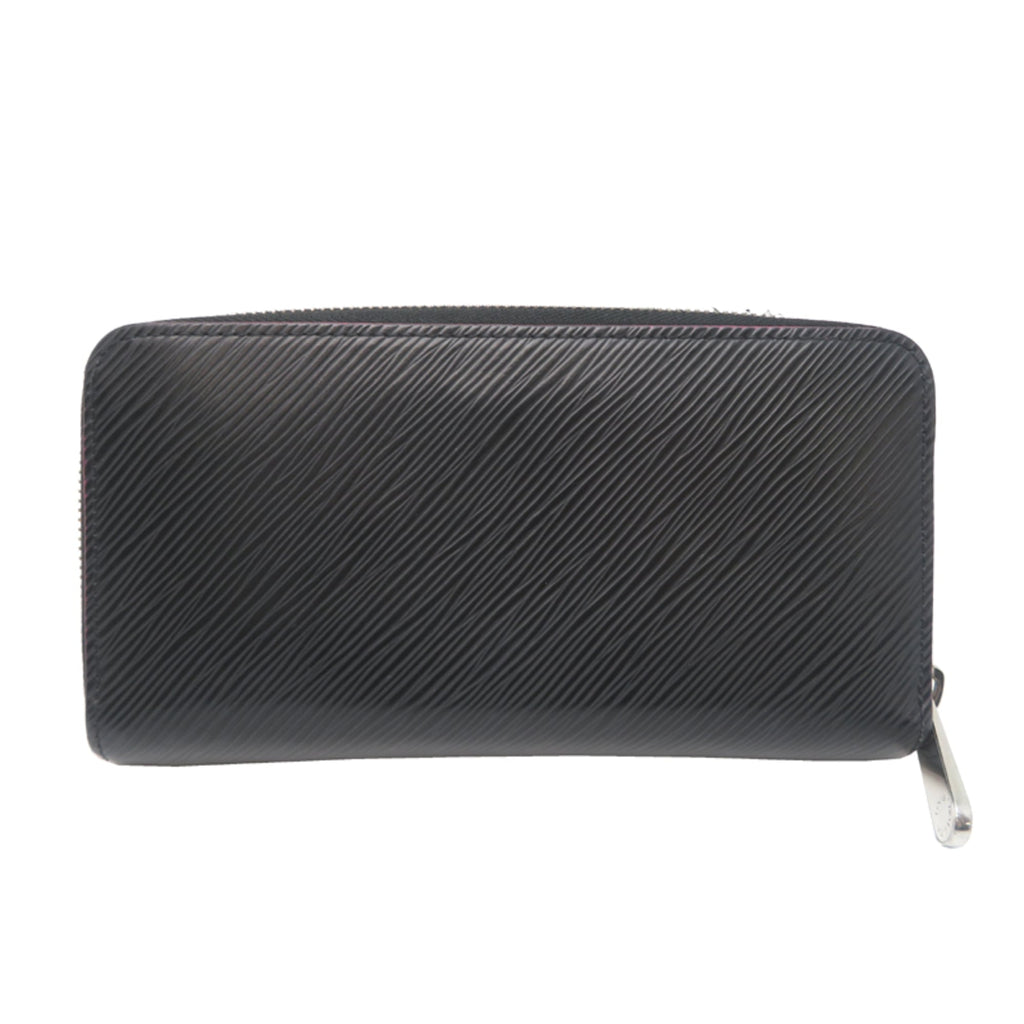 Louis Vuitton Black Noir Epi Leather Long Wallet (Bi-Fold) (Pre-Owned)