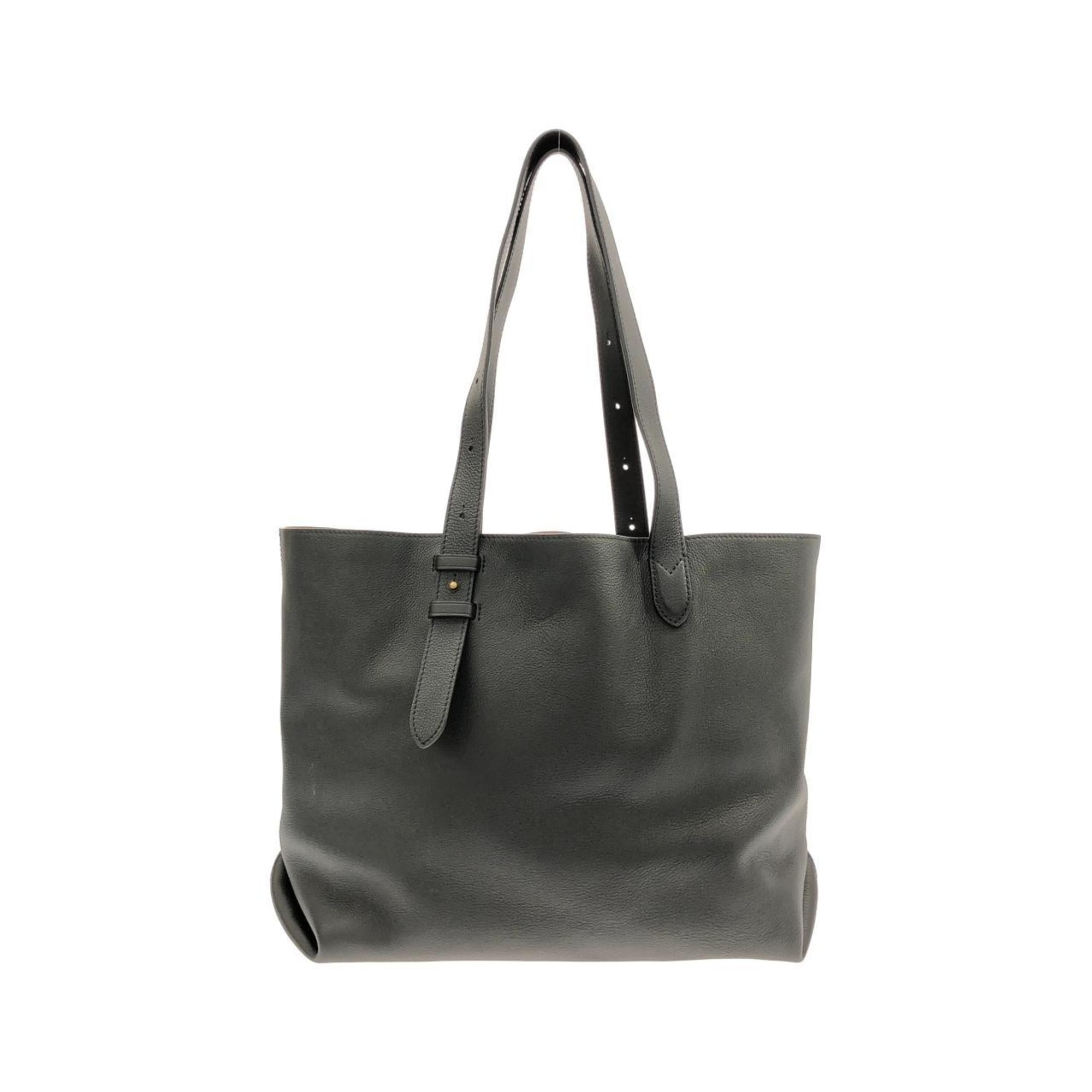 Louis Vuitton Black Leather Handbag (Pre-Owned)