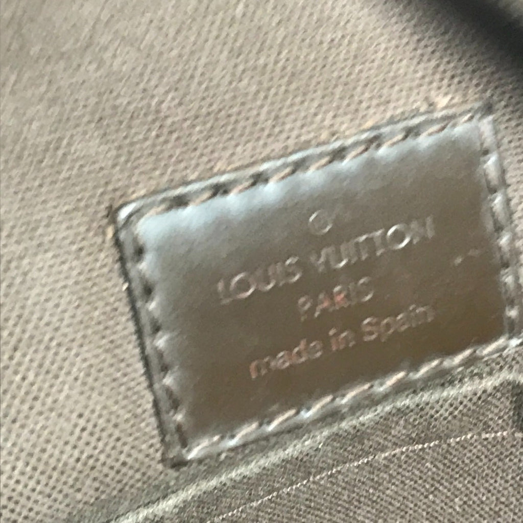 Louis Vuitton Brown Ebene Damier Canvas Messenger Bag Shoulder Bag (Pre-Owned)