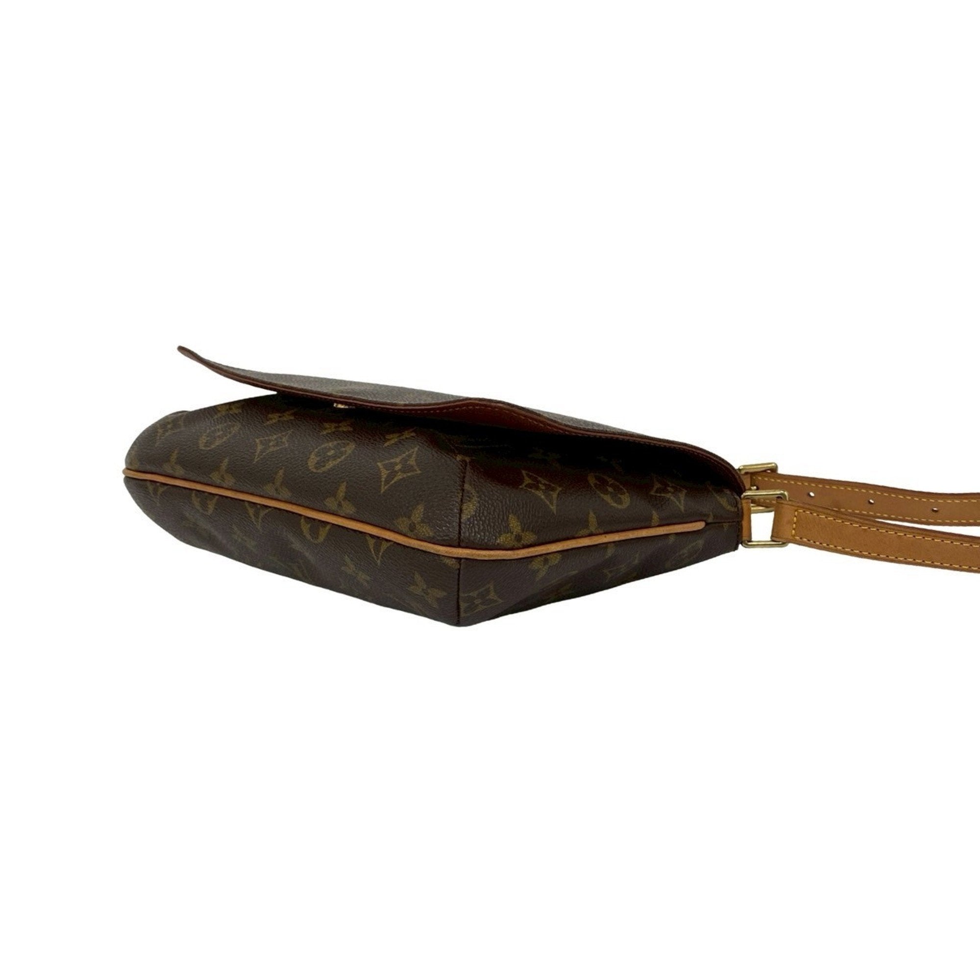 Louis Vuitton Brown Leather Pvc Shoulder Bag (Pre-Owned)