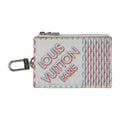 Louis Vuitton Blanc Multi-Color White Leather Coin Purse/Coin Case (Pre-Owned)