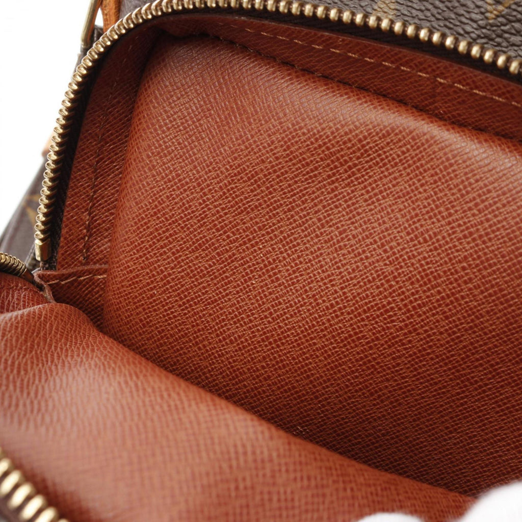 Louis Vuitton Brown Monogram Coated Canvas Leather Pvc Shoulder Bag (Pre-Owned)