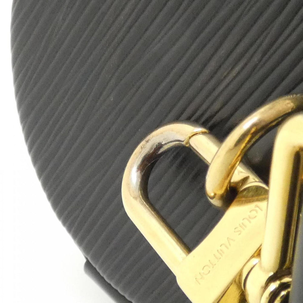 Louis Vuitton Black Leather Shoulder Bag (Pre-Owned)