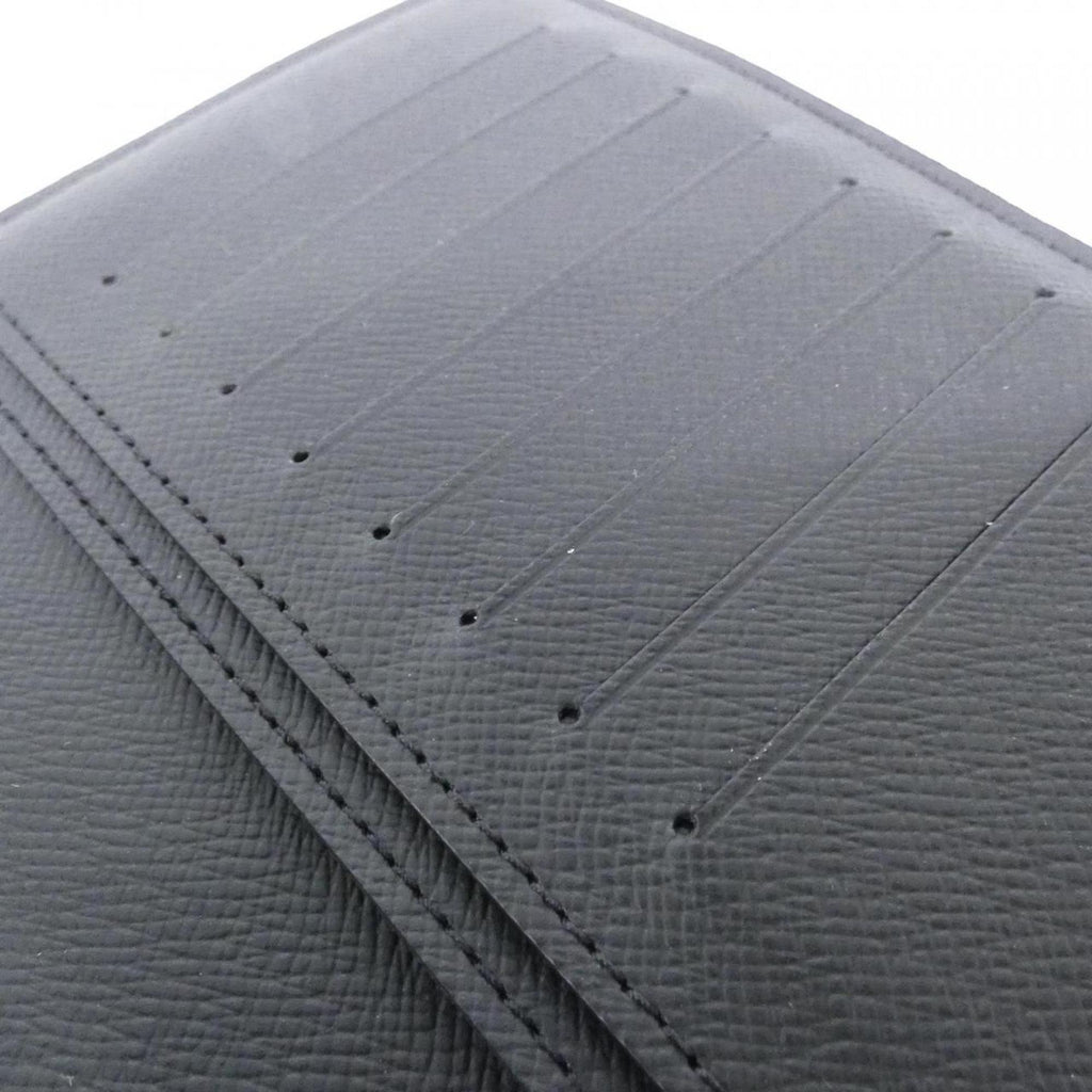 Louis Vuitton Black Coated Canvas Long Wallet (Bi-Fold) (Pre-Owned)