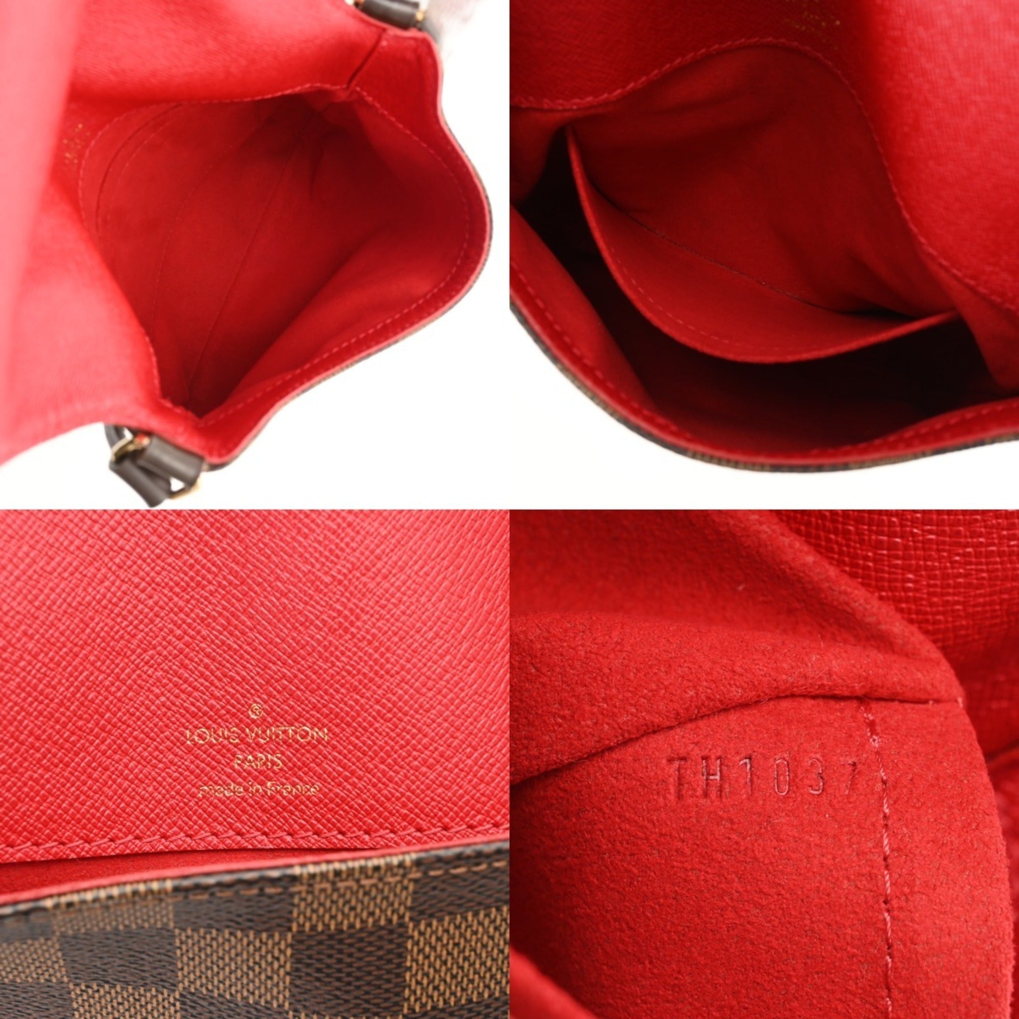 Louis Vuitton Damier Brown Damier Canvas Damier Canvas Shoulder Bag (Pre-Owned)