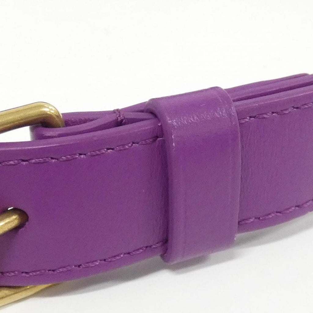 Louis Vuitton Purple Denim Canvas Shoulder Bag (Pre-Owned)