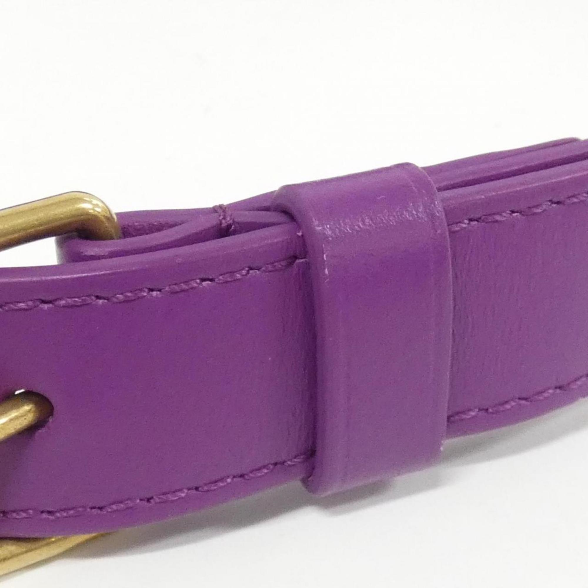 Louis Vuitton Purple Denim Canvas Shoulder Bag (Pre-Owned)