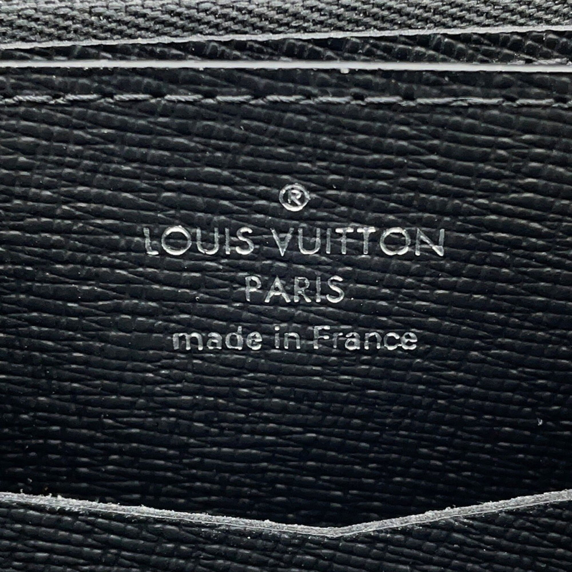 Louis Vuitton Noir Monogram Eclipse Long Wallet (Bi-Fold) (Pre-Owned)