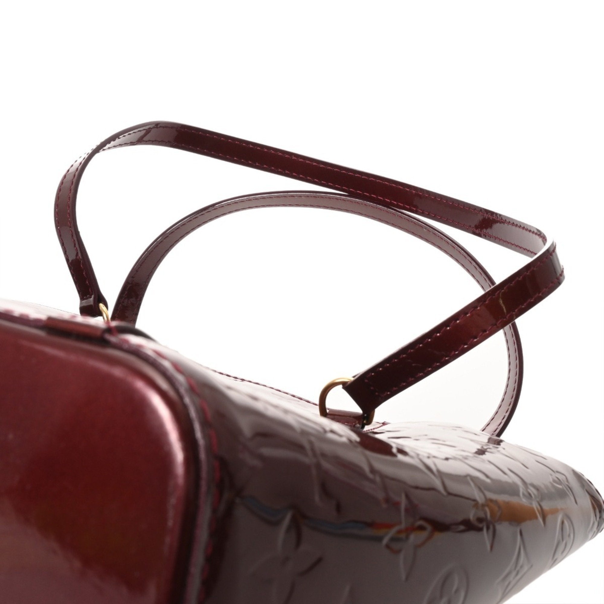 Louis Vuitton Rouge Fauviste Monogram Vernis Handbag (Pre-Owned)