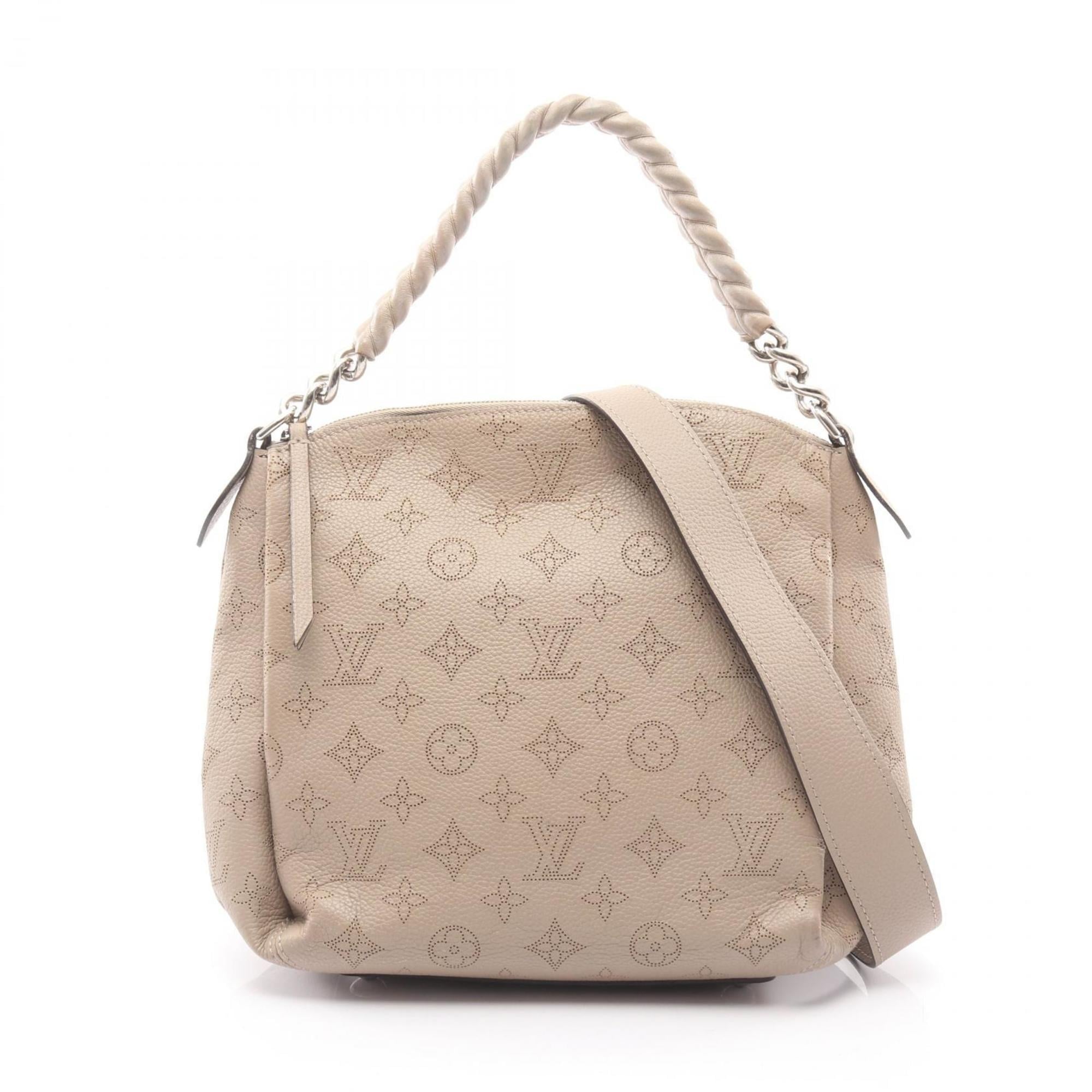 Louis Vuitton Beige Leather Handbag (Pre-Owned)