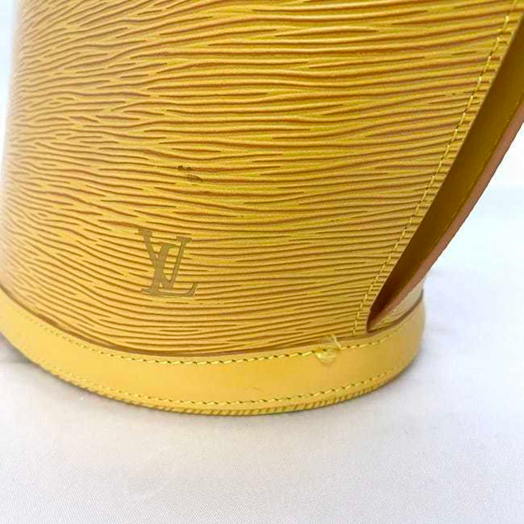 Louis Vuitton Epi Yellow Epi Leather Handbag Tote Bag (Pre-Owned)