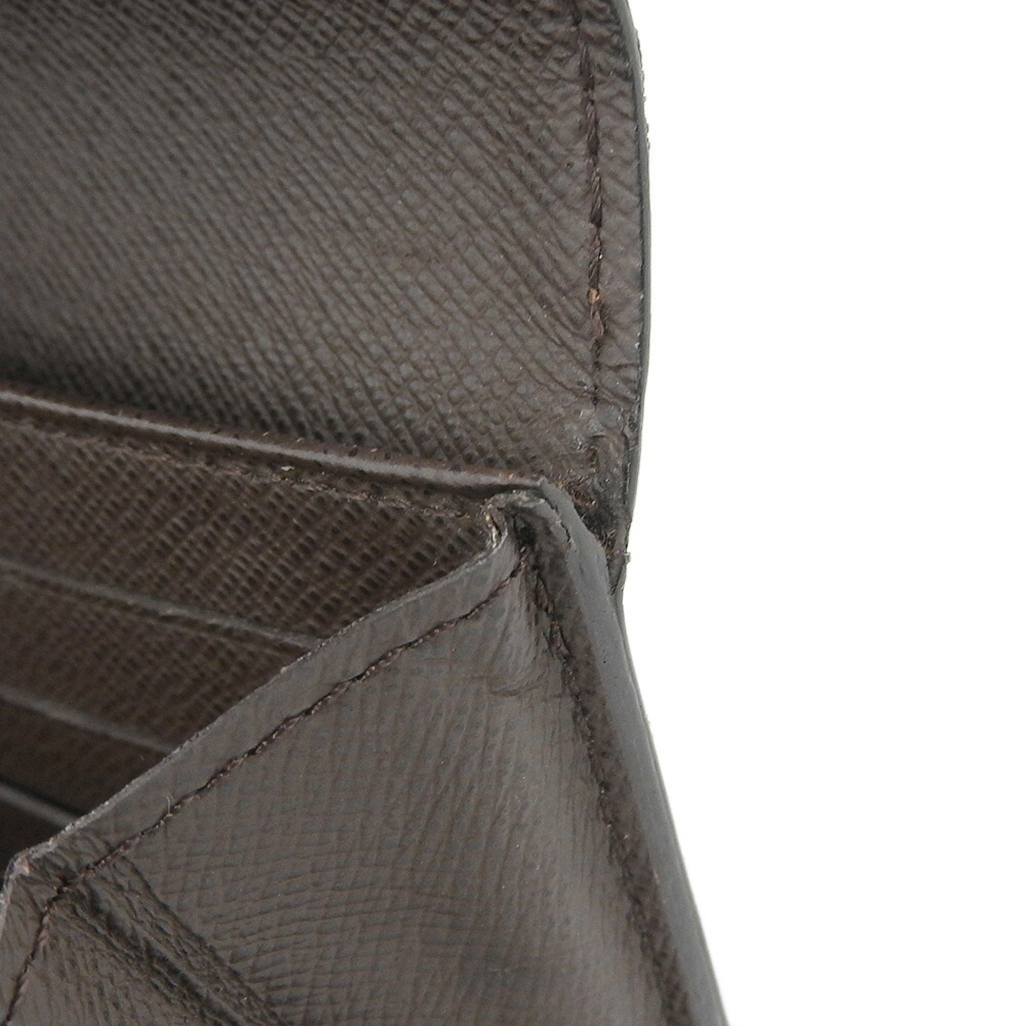 Louis Vuitton Ebene Pvc Long Wallet (Bi-Fold) (Pre-Owned)