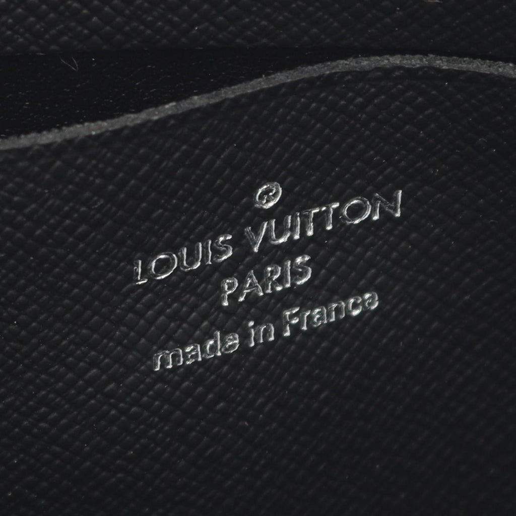 Louis Vuitton Black Brown Coated Canvas Leather Shoulder Bag (Pre-Owned)