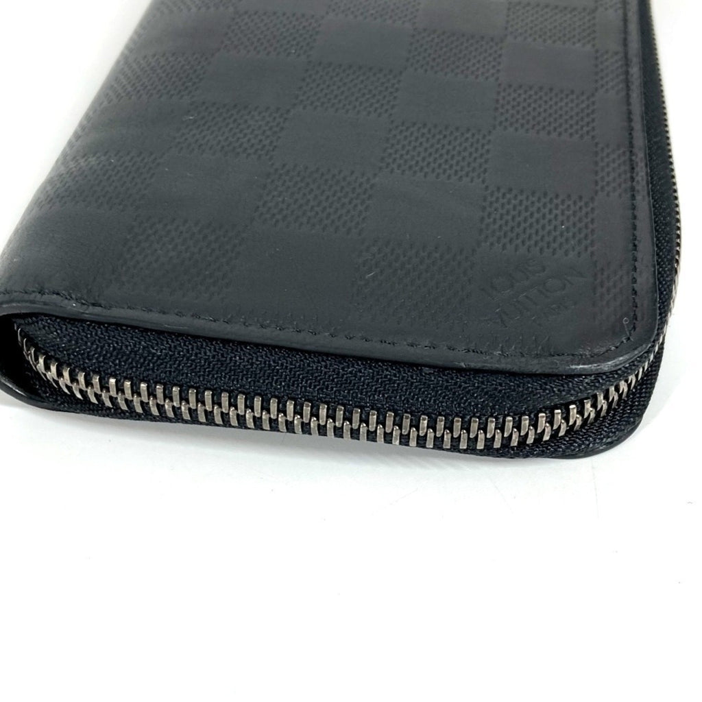 Louis Vuitton Black Infini Onyx Damier Infini Long Wallet (Bi-Fold) (Pre-Owned)