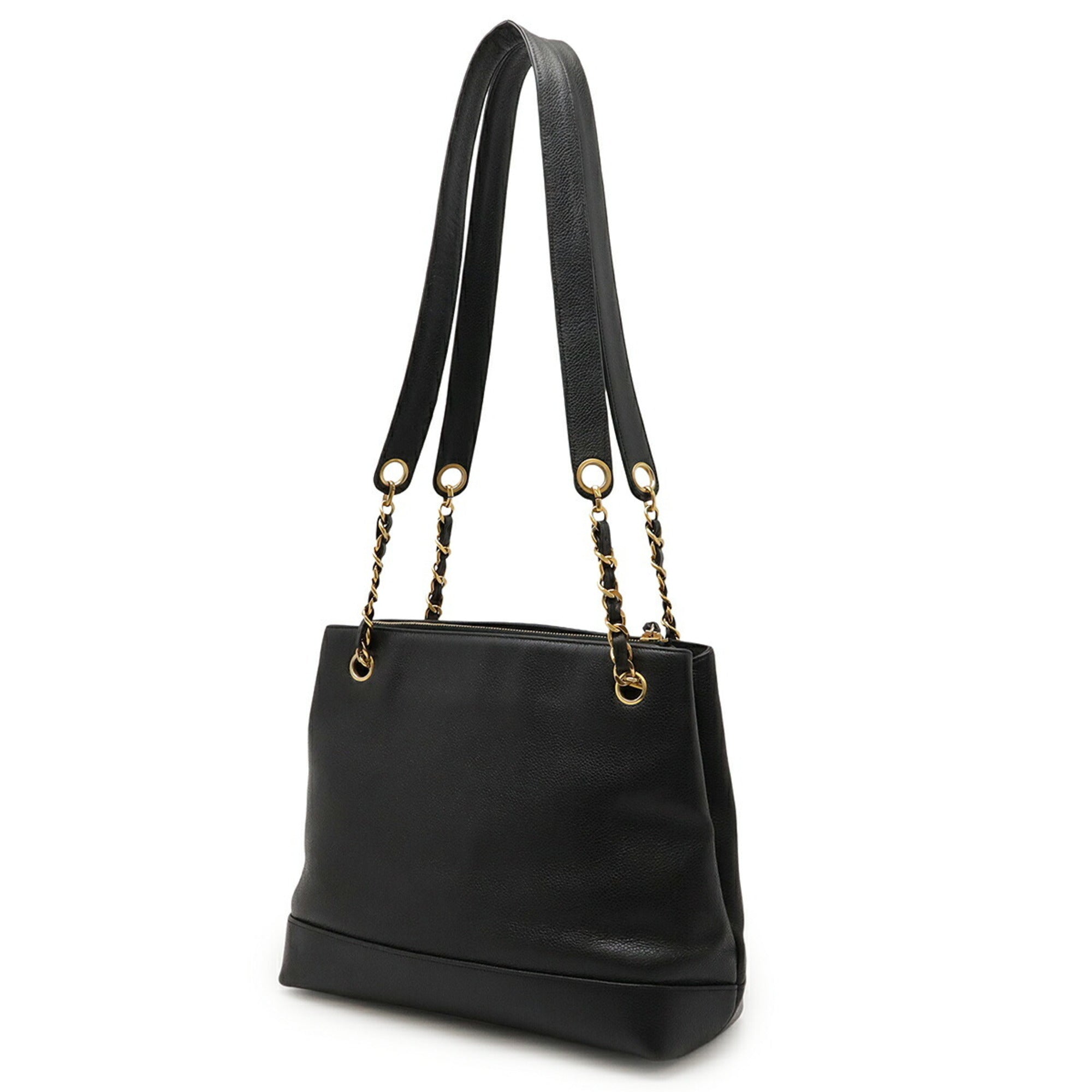Vintage Timeless Chain Shoulder Bag Caviar Medium