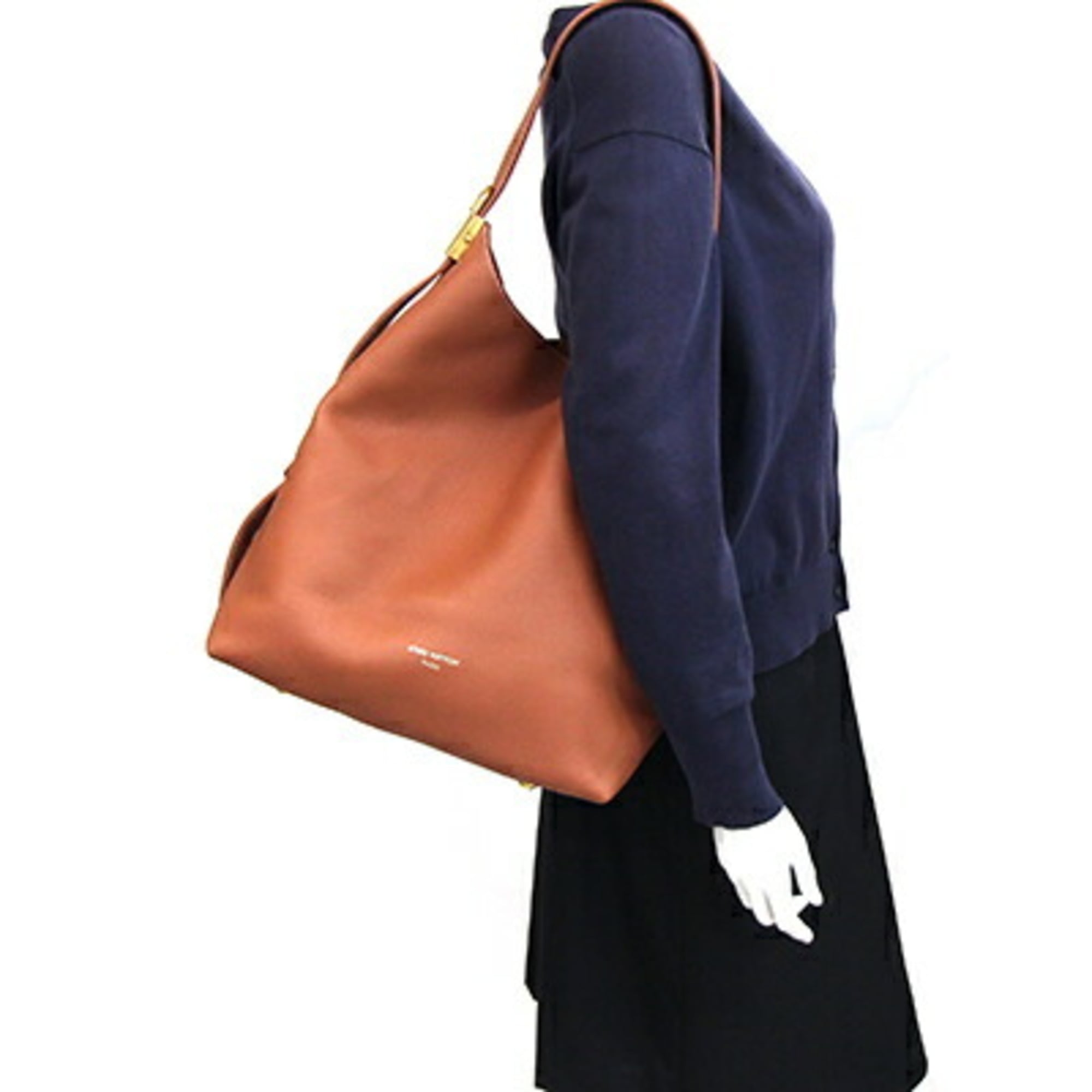 Louis Vuitton Cognac Leather Shoulder Bag (Pre-Owned)