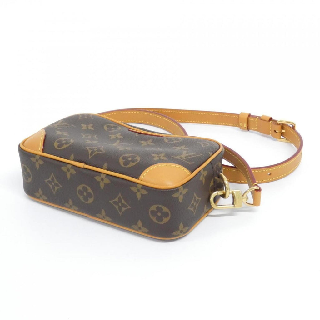 Louis Vuitton Marron Coated Canvas Shoulder Bag (Pre-Owned)