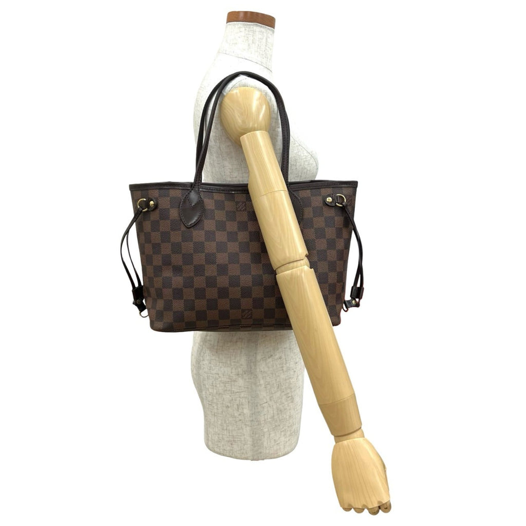 Louis Vuitton Brown Leather Pvc Handbag Shoulder Bag Tote Bag (Pre-Owned)