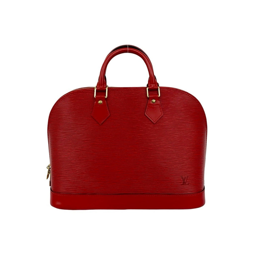 Louis Vuitton Red Color Epi Leather Handbag Tote Bag (Pre-Owned)