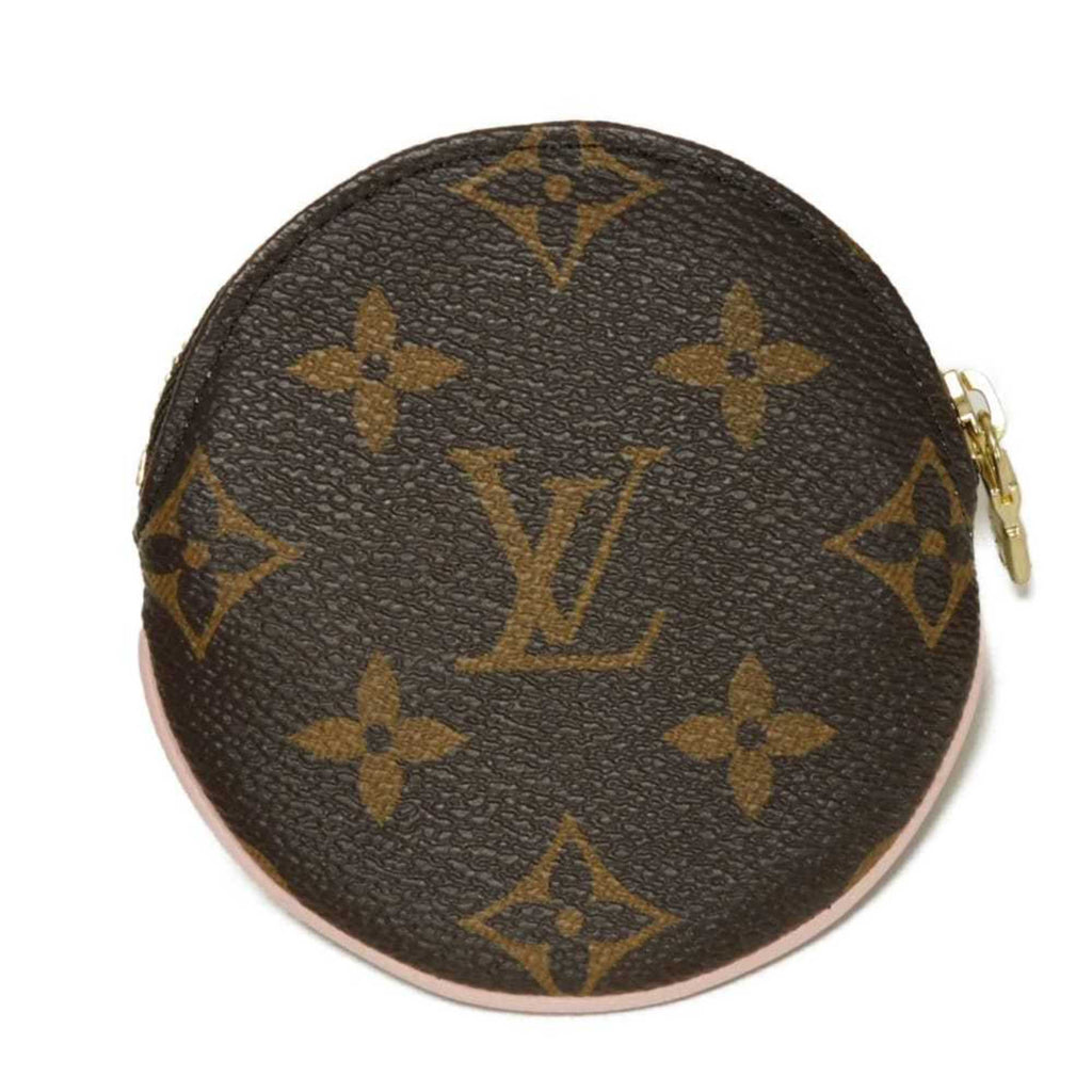Louis Vuitton Monogram Brown Pink Monogram Coin Purse/Coin Case (Pre-Owned)